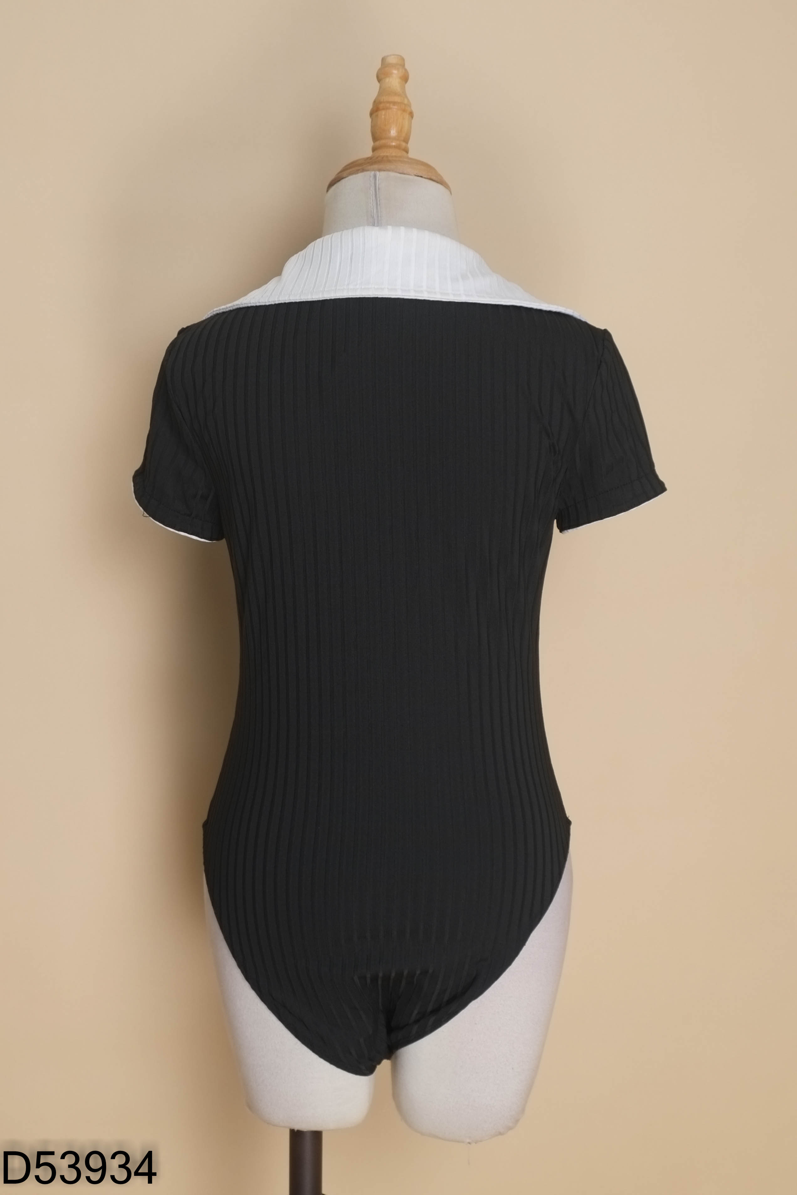 Bikini đen 1 mảnh kéo khóa