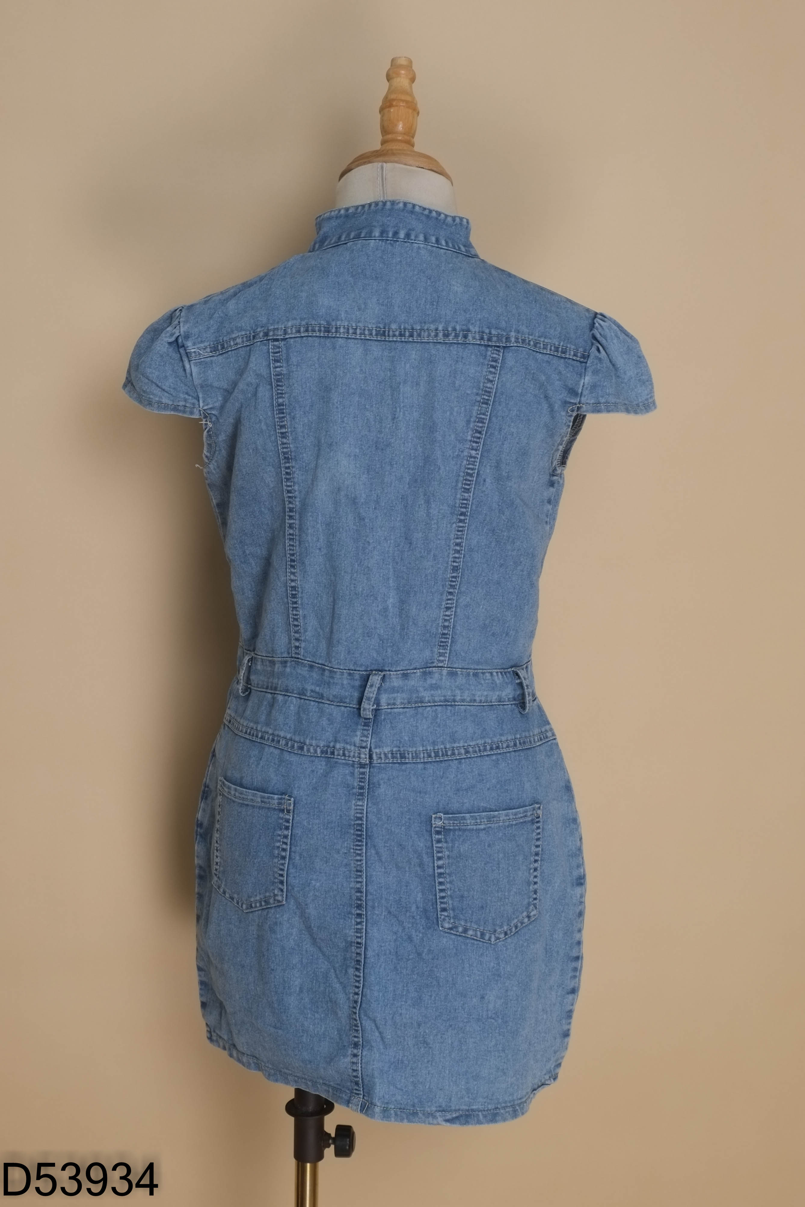 Váy xanh jeans SISTER sát nách