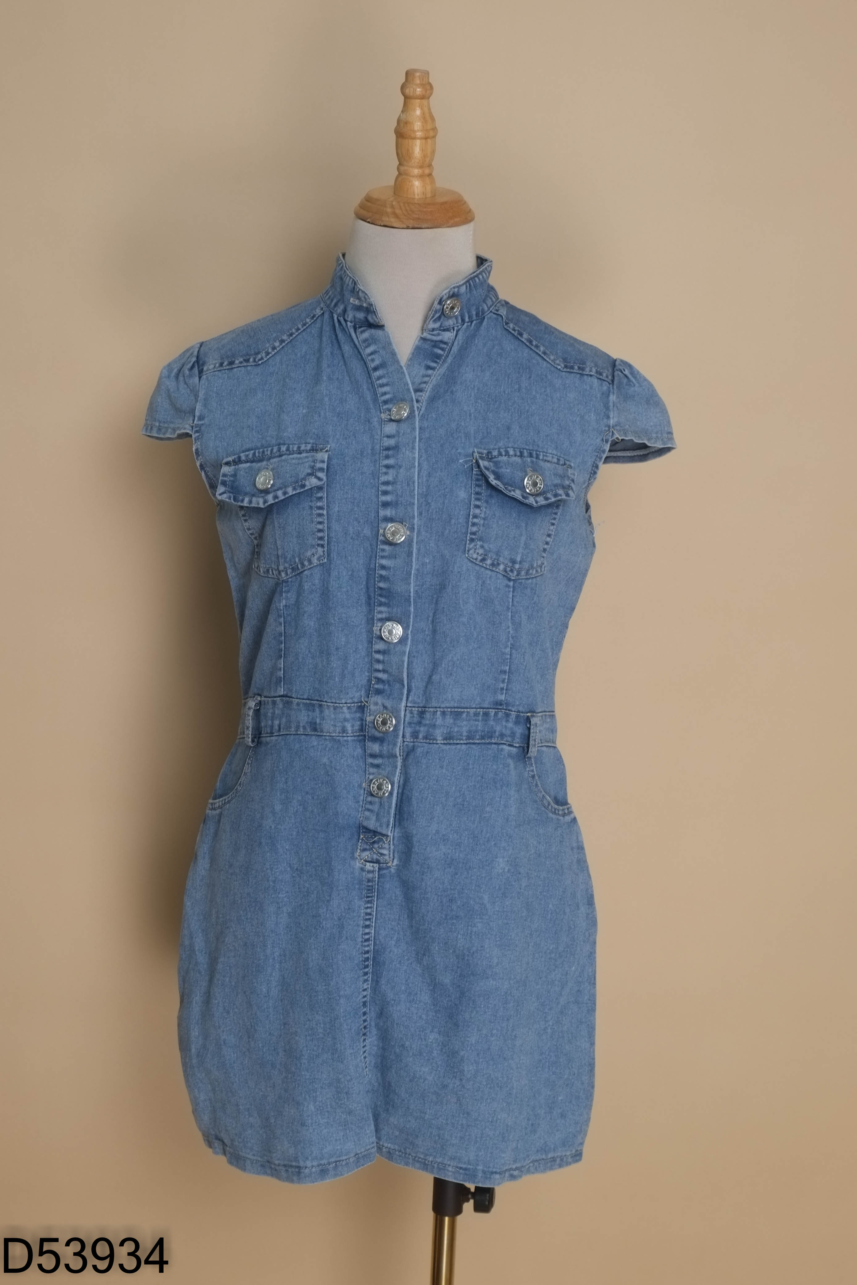 Váy xanh jeans SISTER sát nách