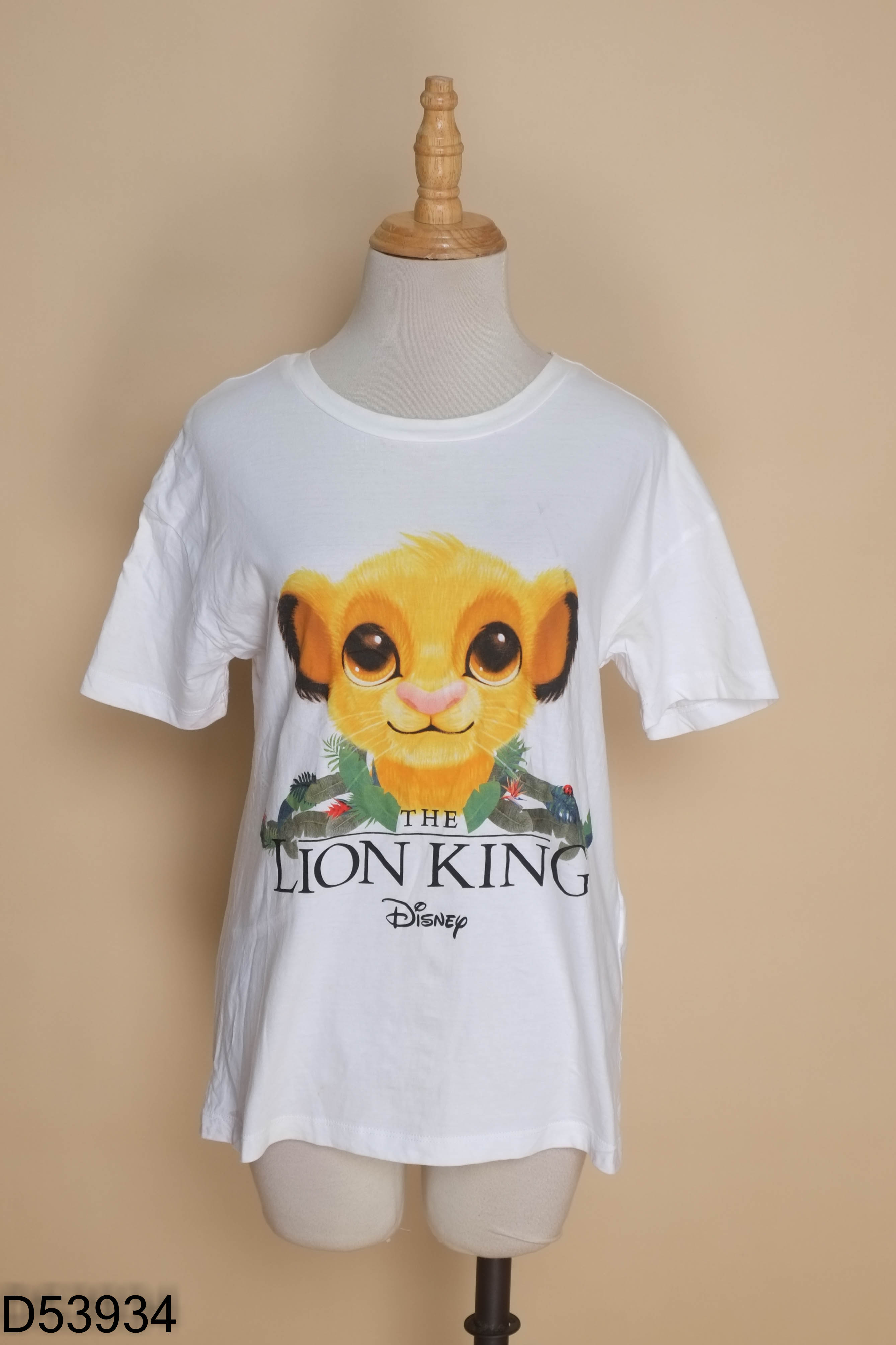 Áo thun trắng DISNEY hình lion