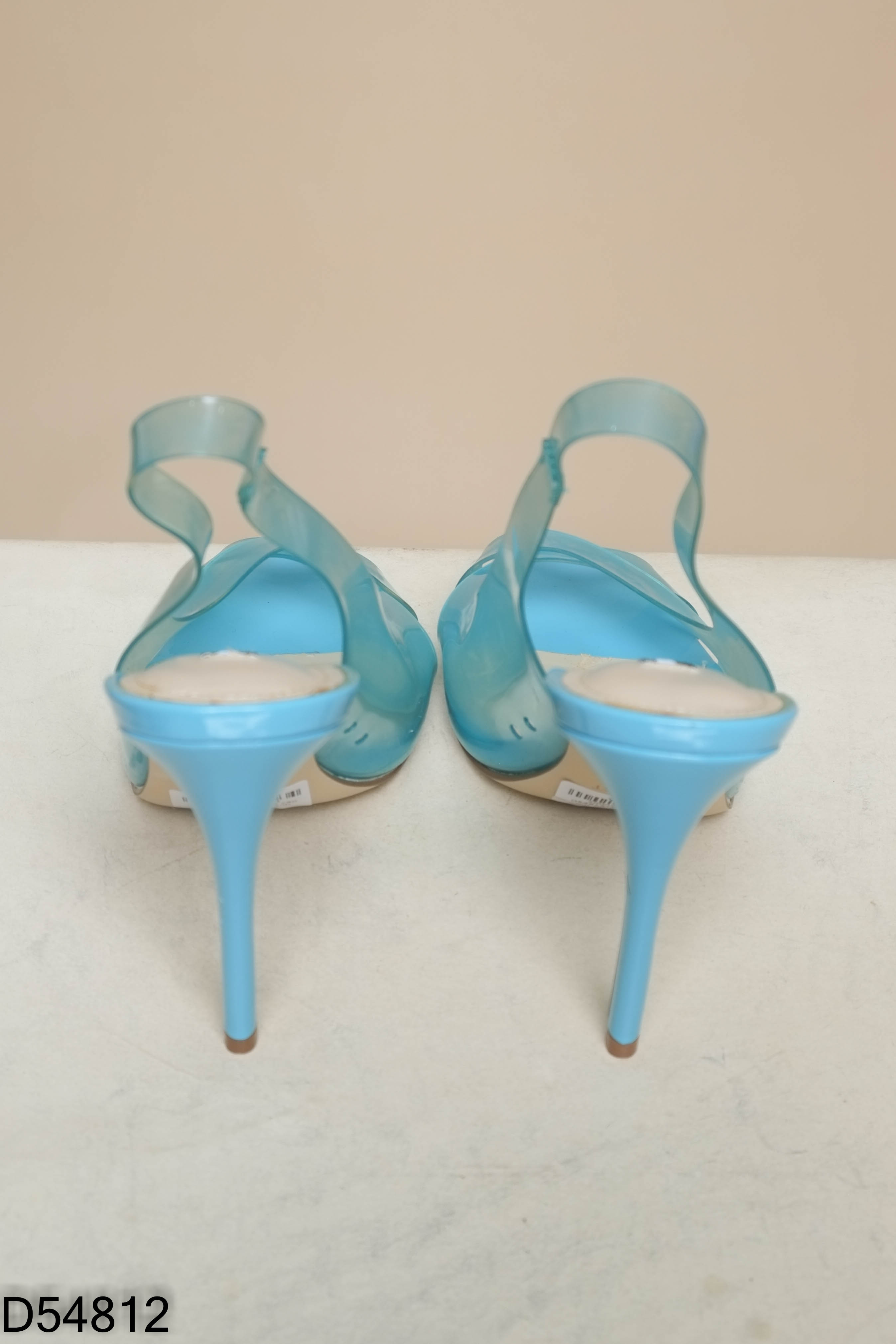D5481210133-Giày cao gót NINE WEST xanh trong (ĐỨT QUAI)