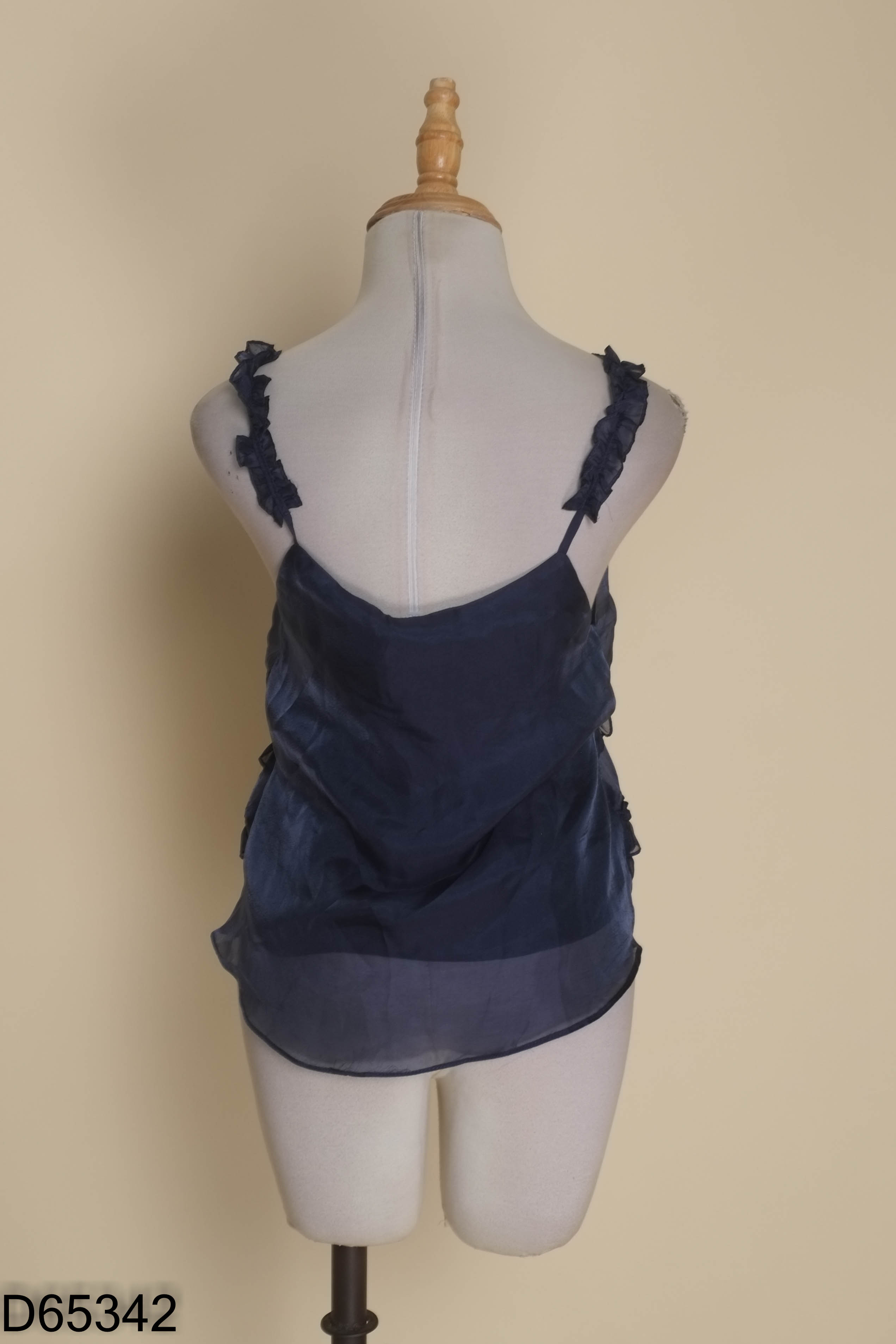 Áo voan EVERLUXE xanh than mix be