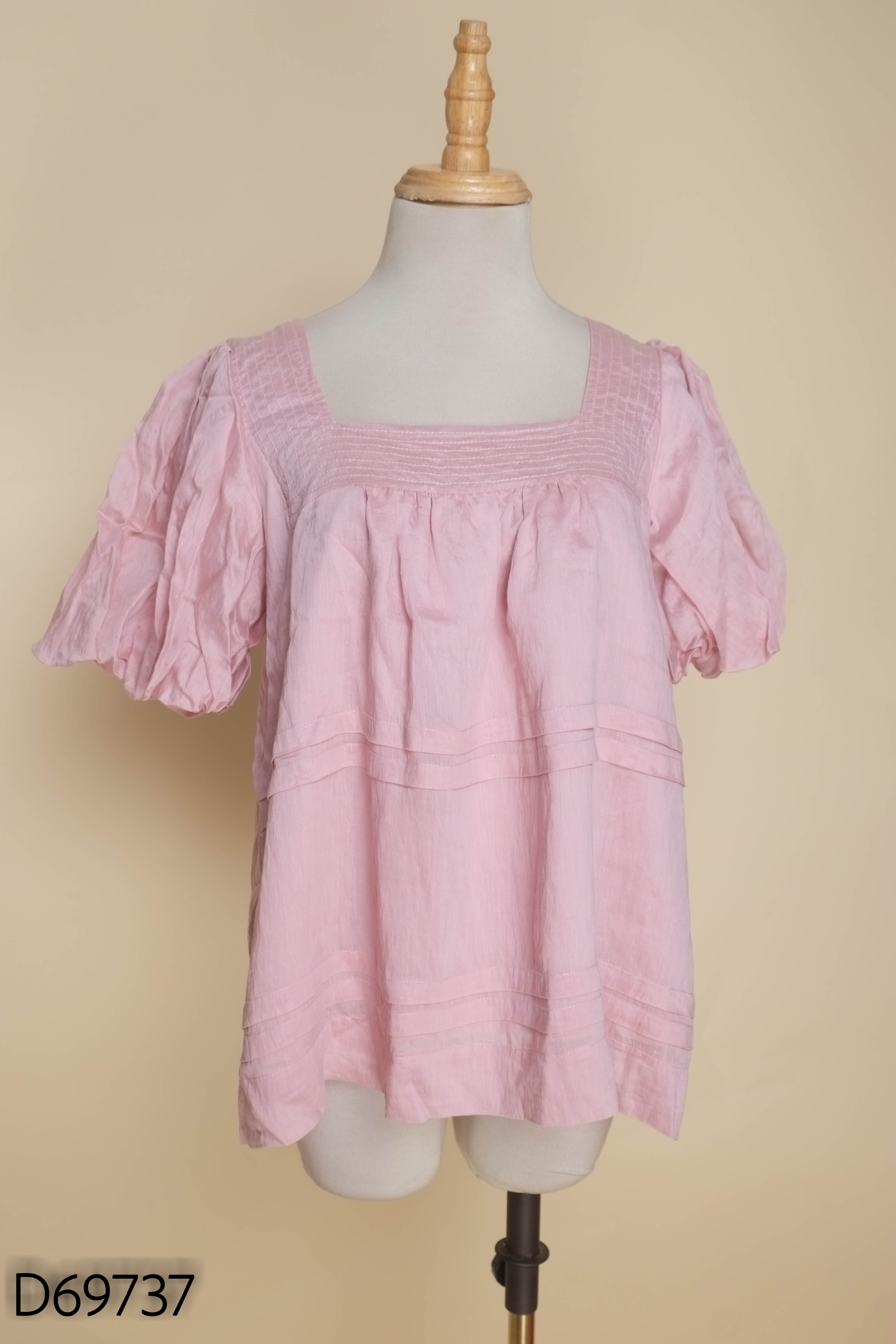 Áo babydoll hồng EVERLUX trơn
