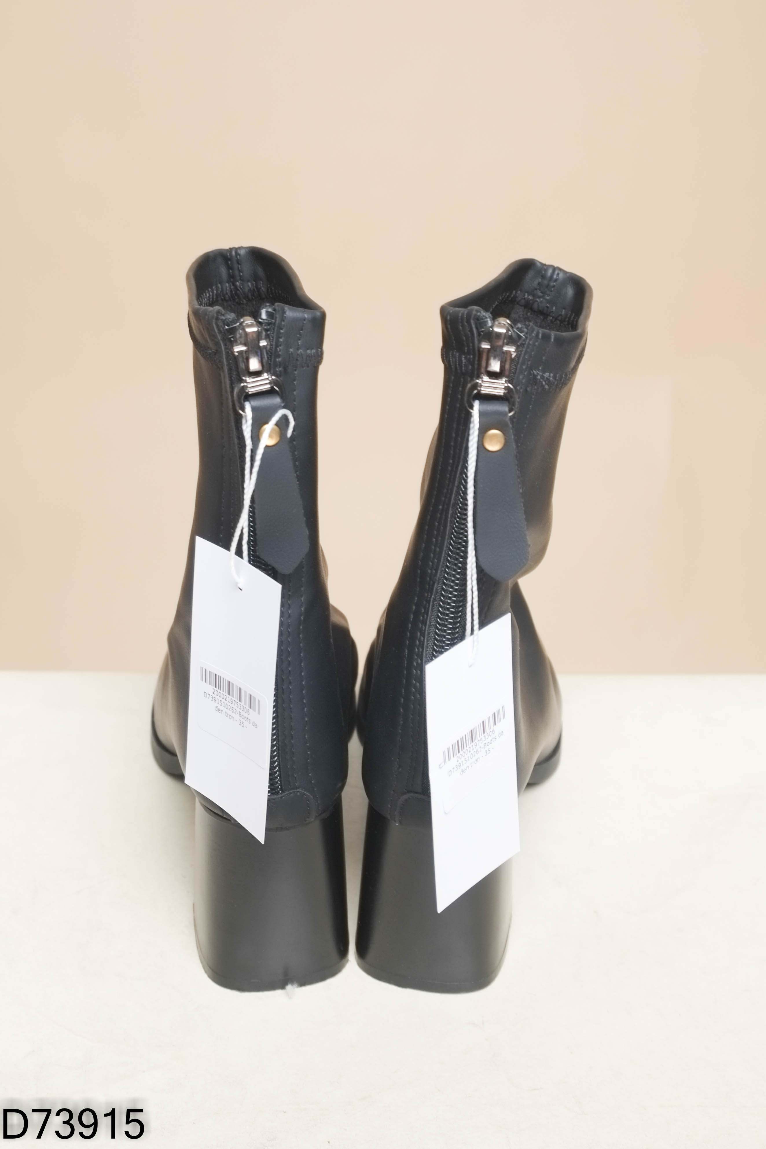 Boots da đen trơn