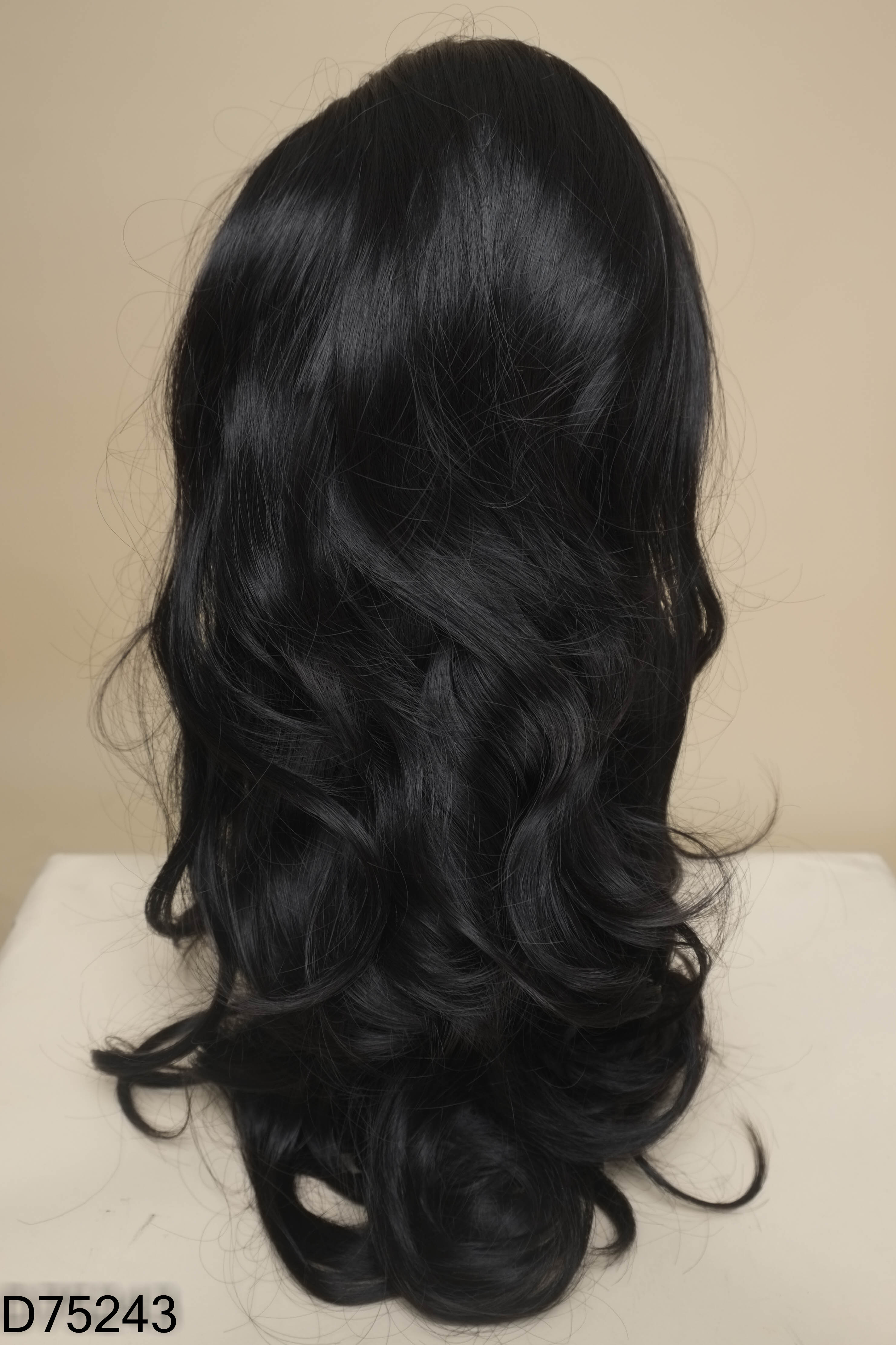 FULLBOX CAPELLI tóc giả đen xoăn