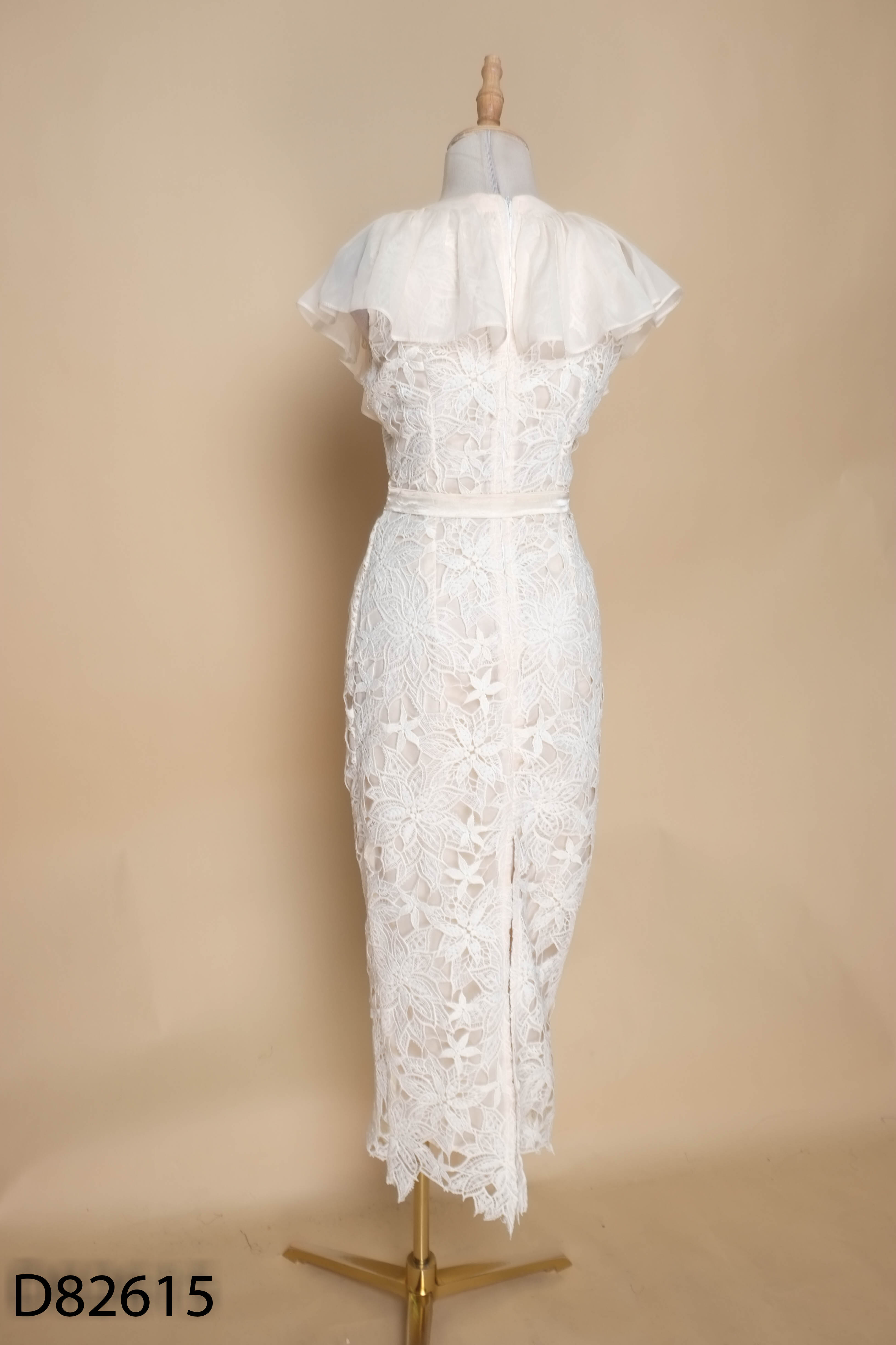 NEWTAG Váy be SALIM CLOTHING phối ren trắng