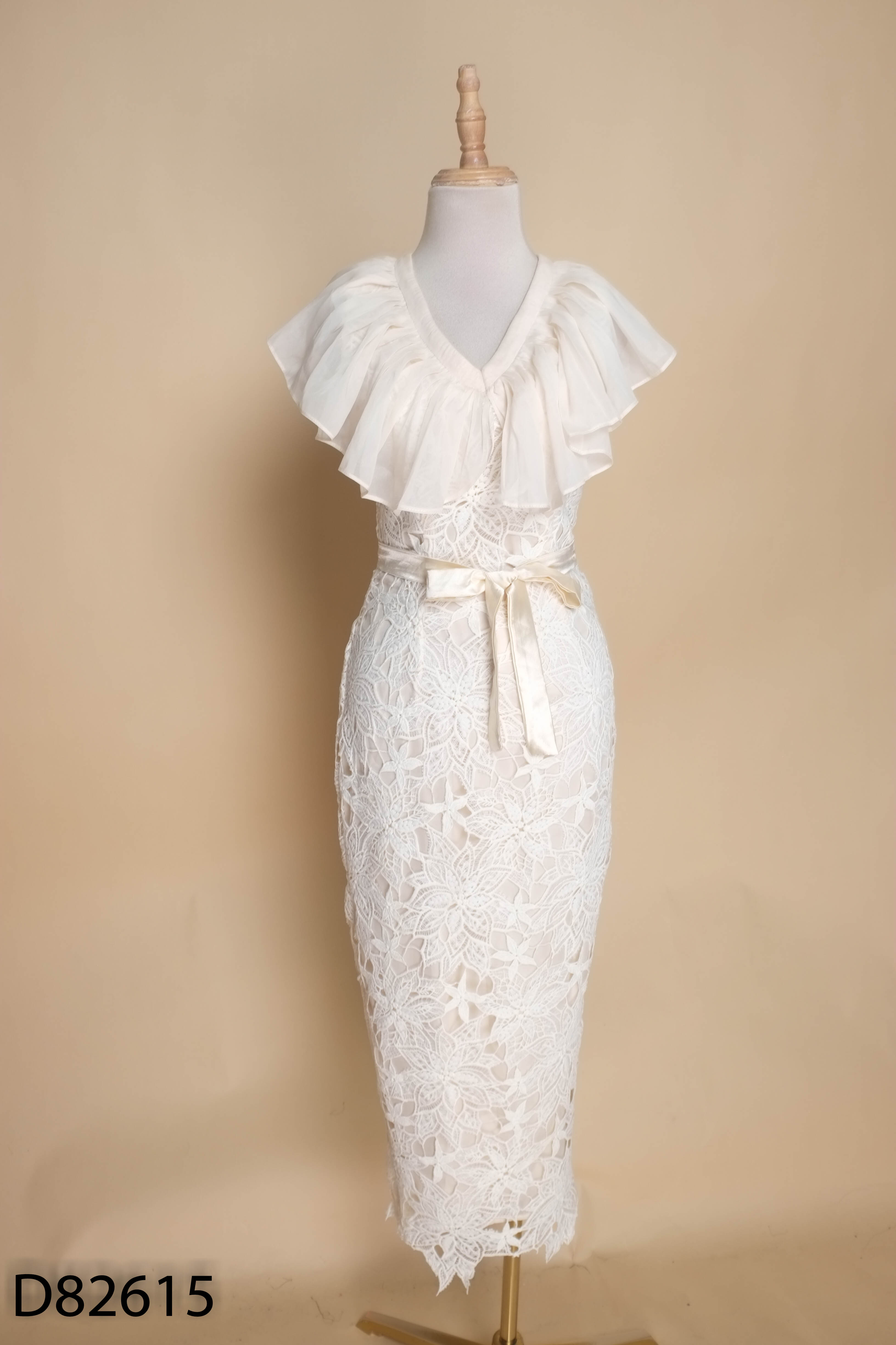 NEWTAG Váy be SALIM CLOTHING phối ren trắng