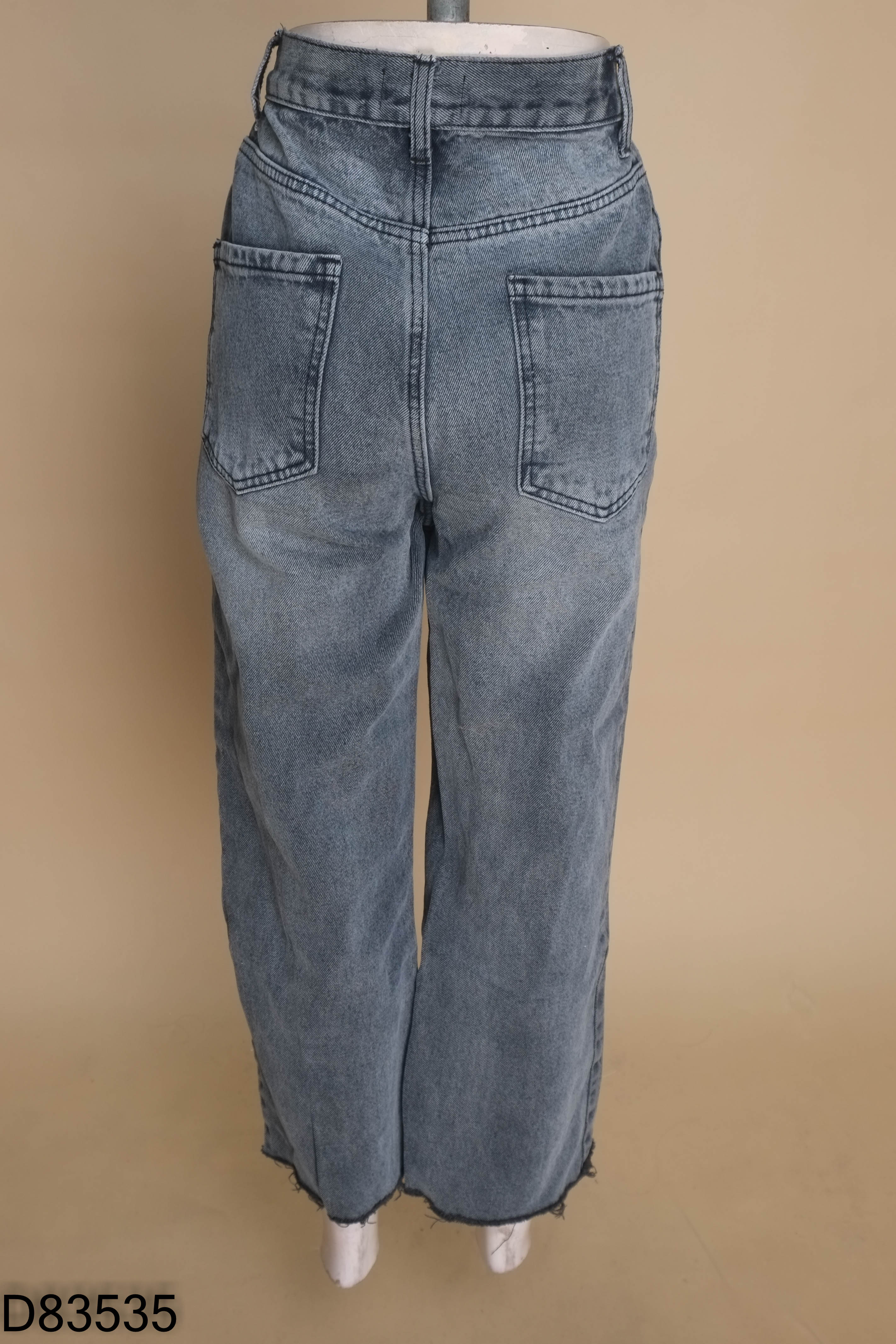 Quần jeans đen RUBIES dáng suông