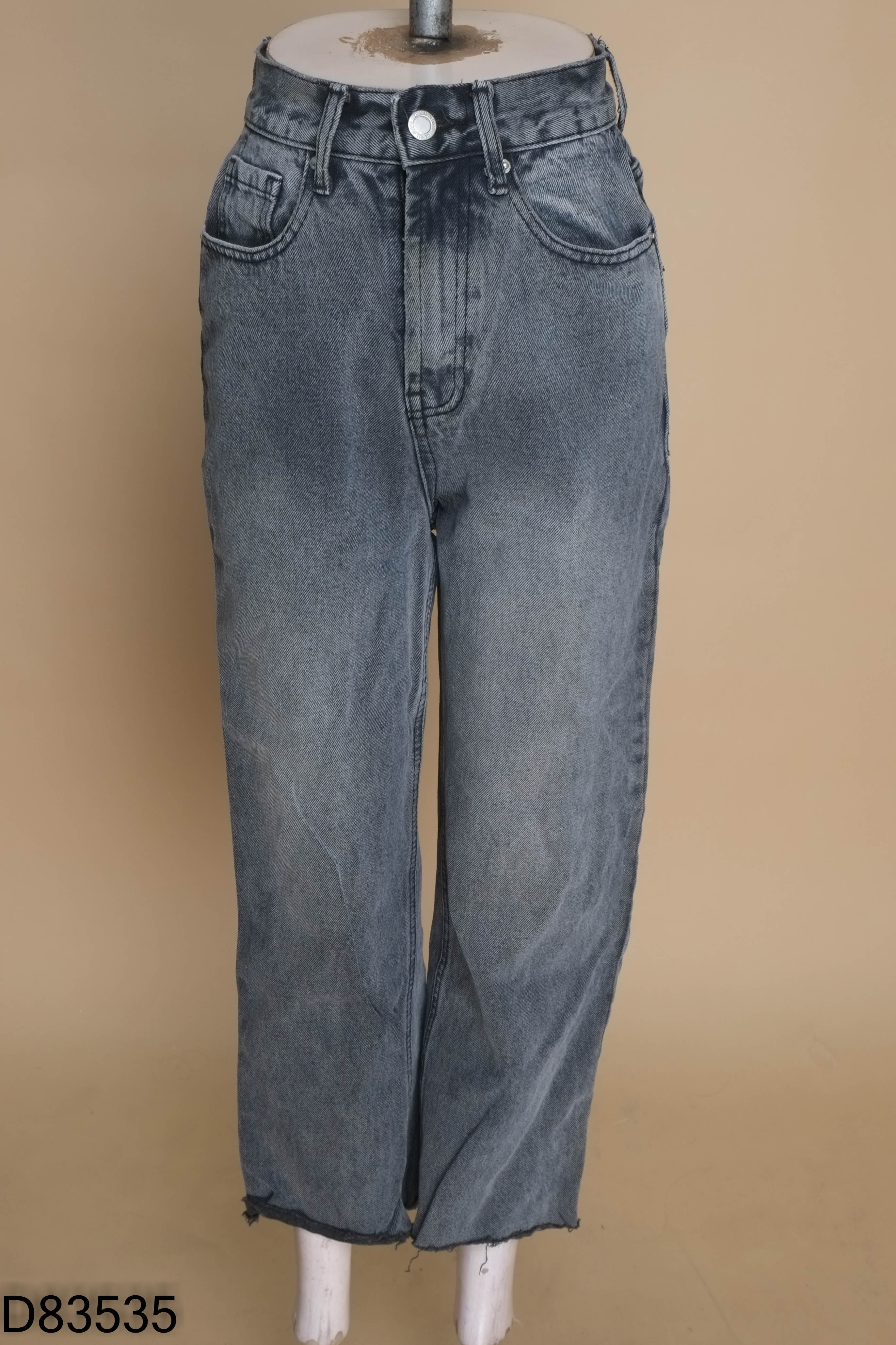 Quần jeans đen RUBIES dáng suông