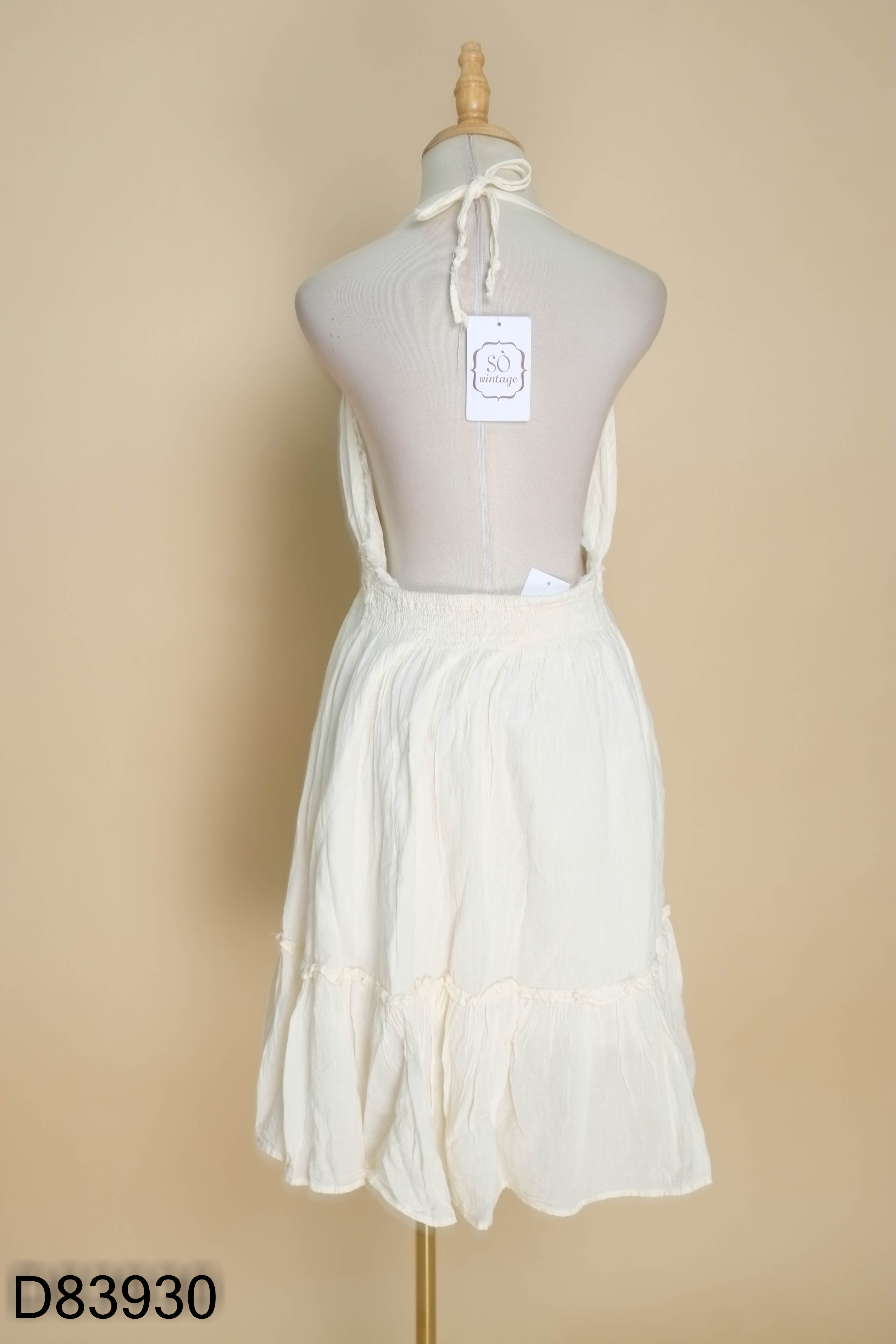 Váy linen be cut lưng