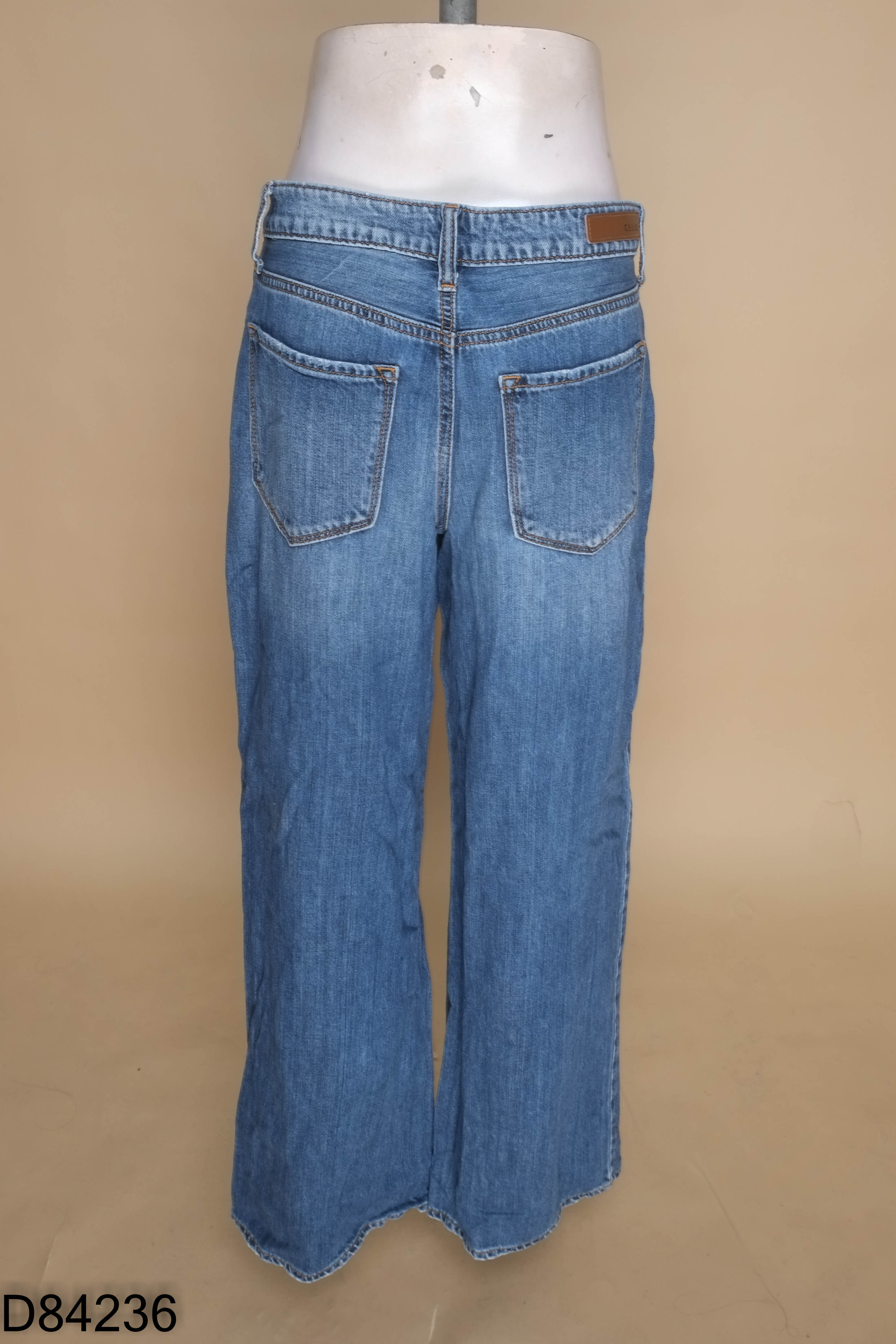 Quần jeans CELLO xanh trơn