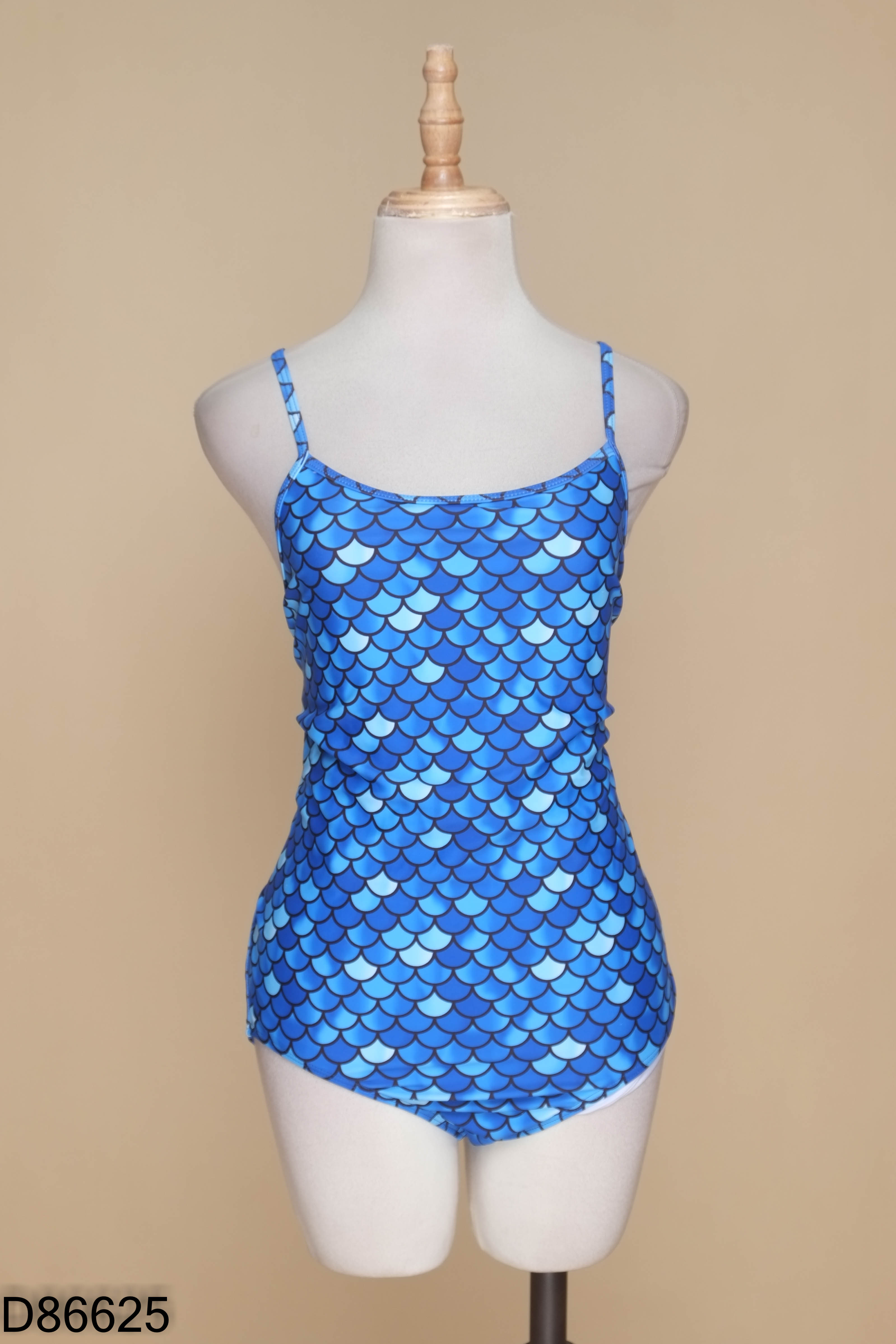 Bikini xanh họa tiết