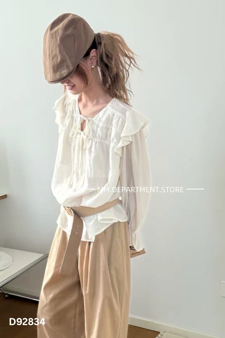 Áo be phối bèo babydoll
