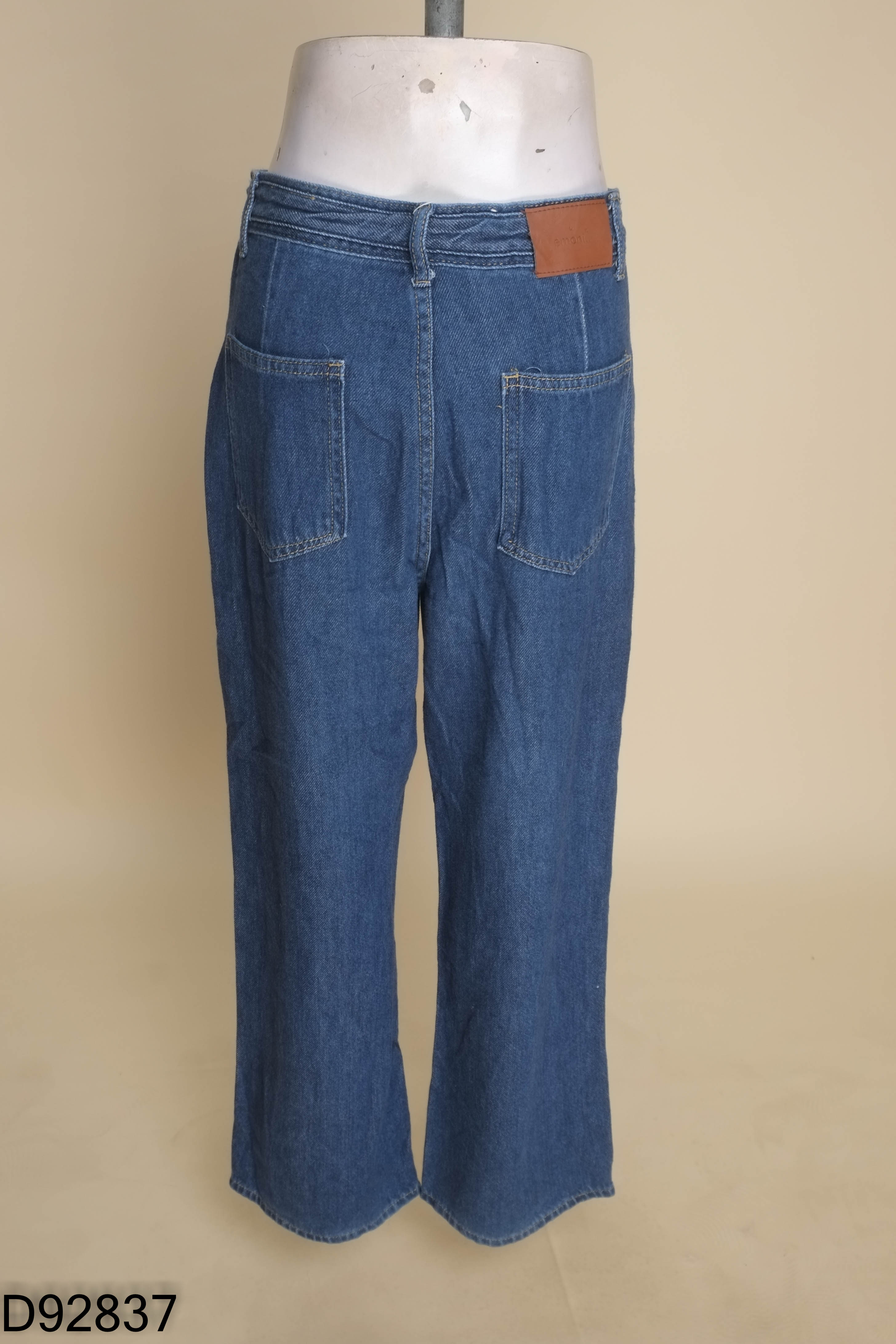 Quần jeans xanh EMONI suông