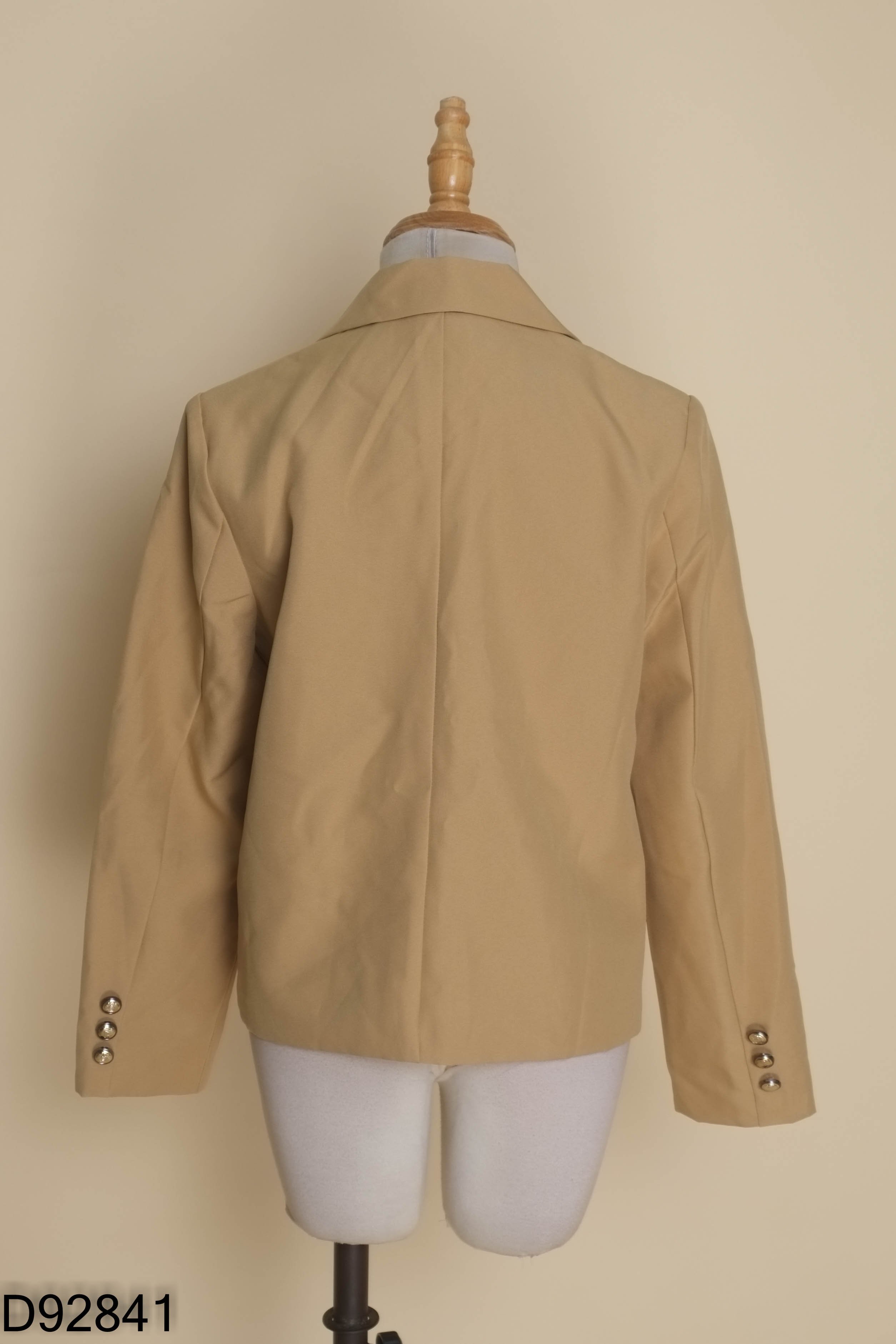 Áo blazer nâu vàng croptop