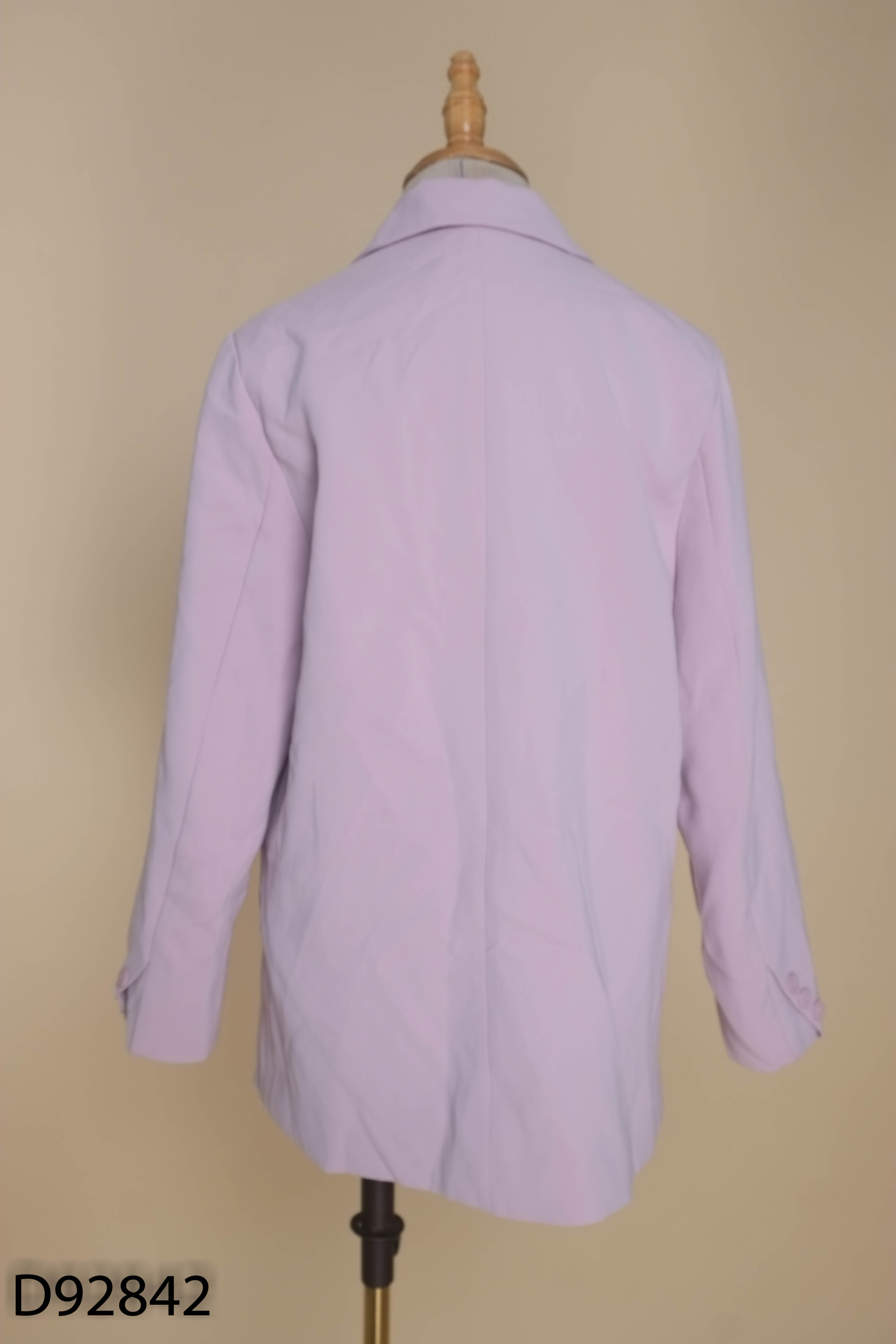 Áo khoác vest hồng trơn
