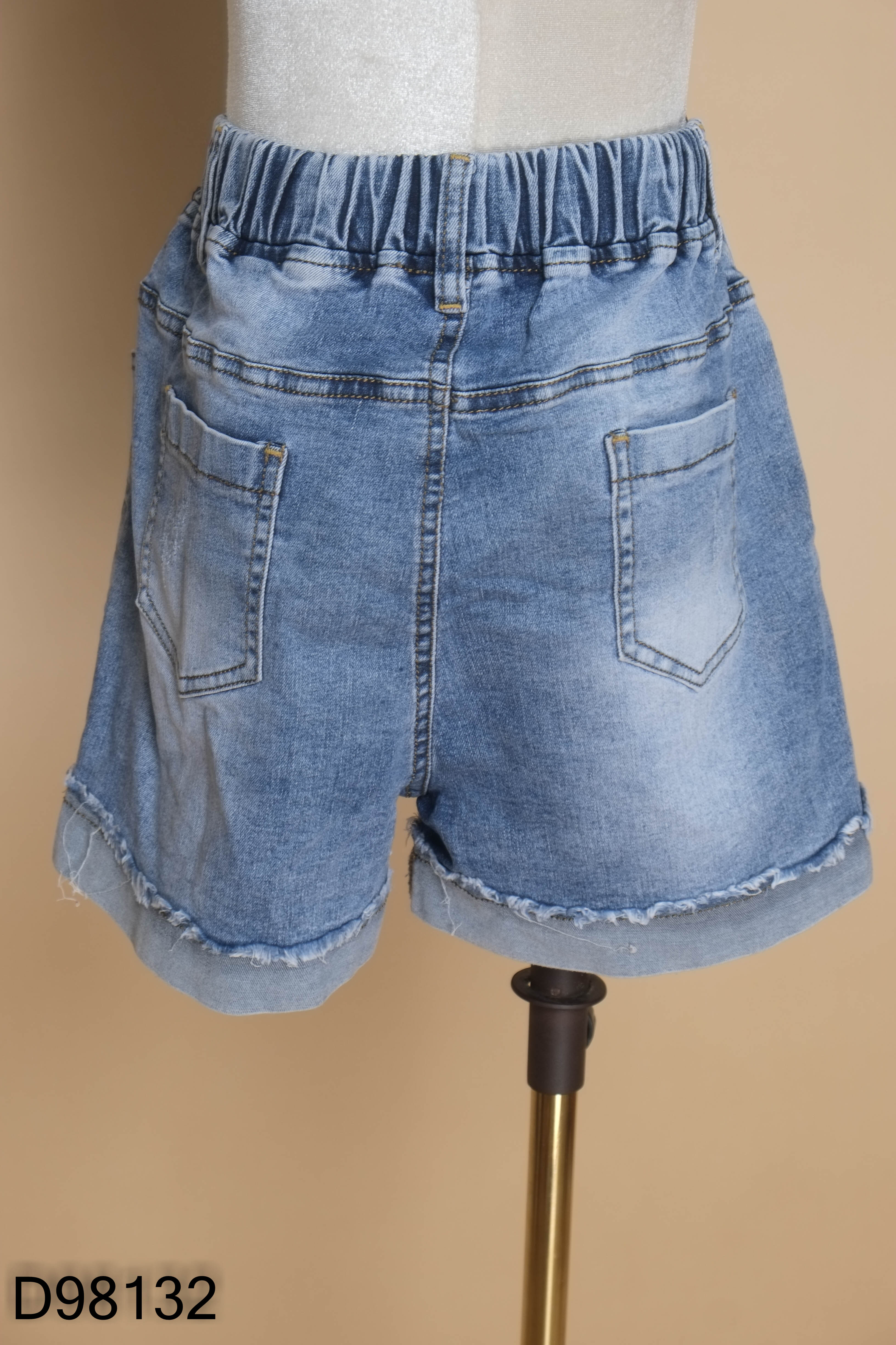 Quần short nữ jean xanh KIDS