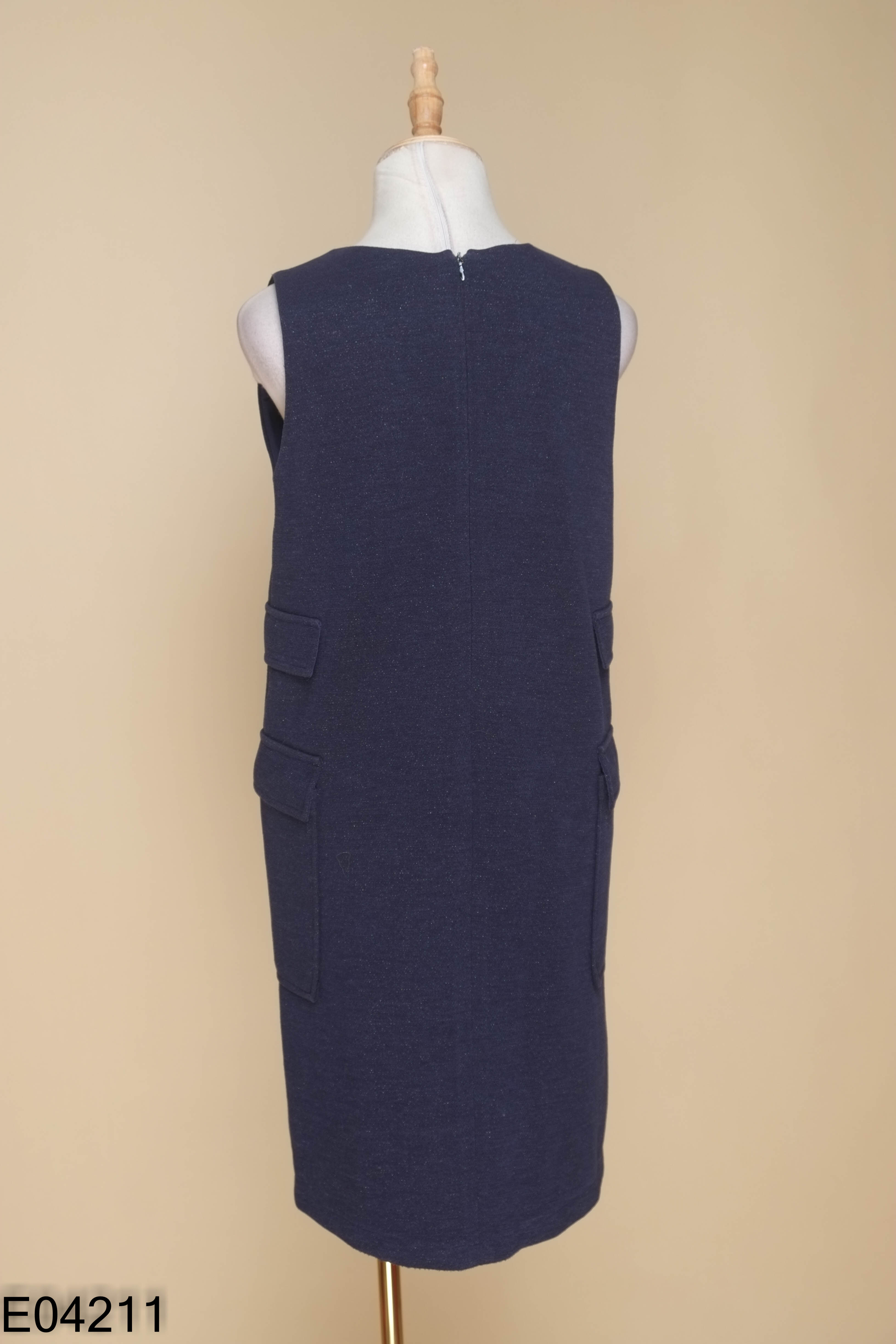 Váy yếm dạ MAY BOUTIQUE xanh than