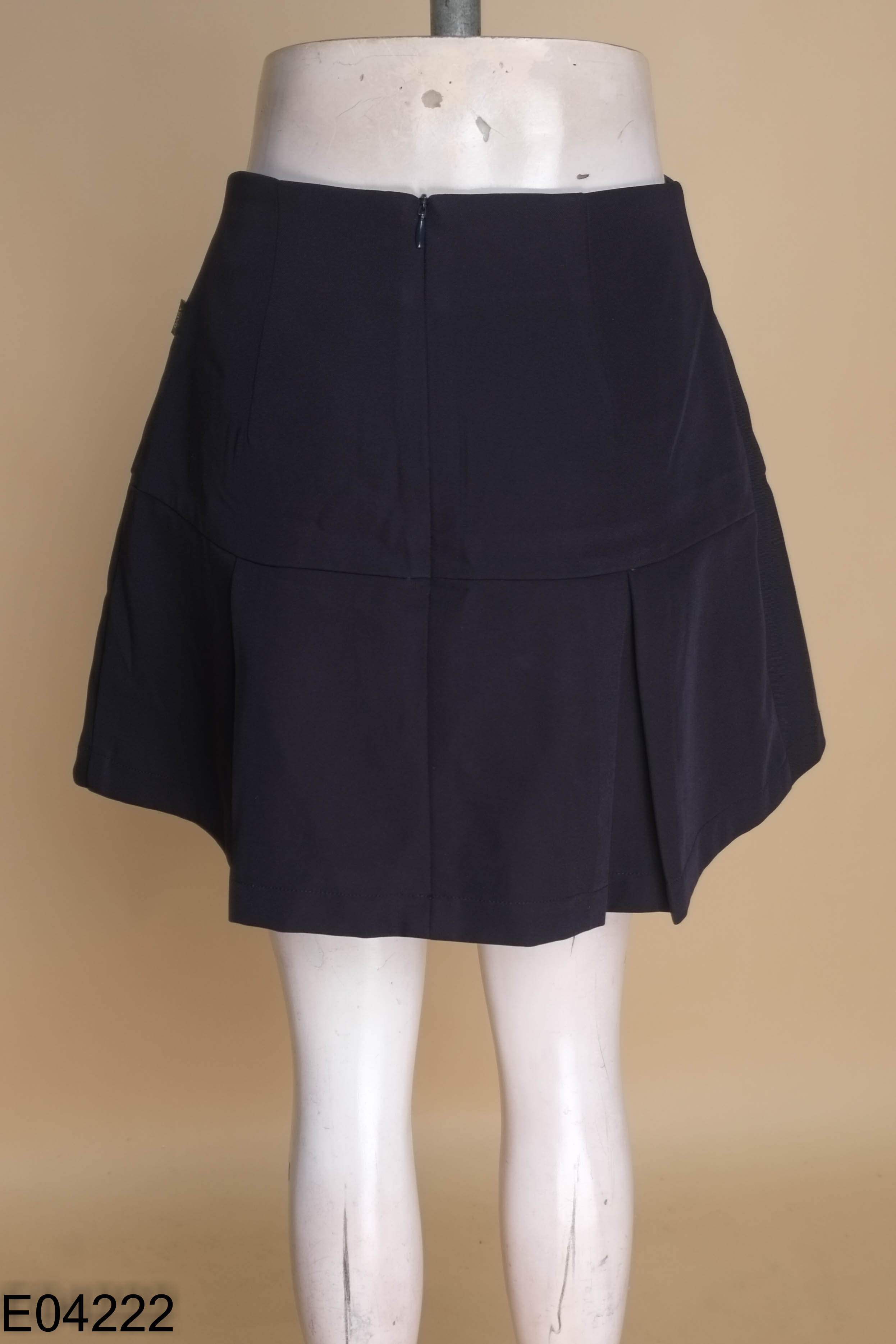 Chân váy DAISY xanh than xếp ly