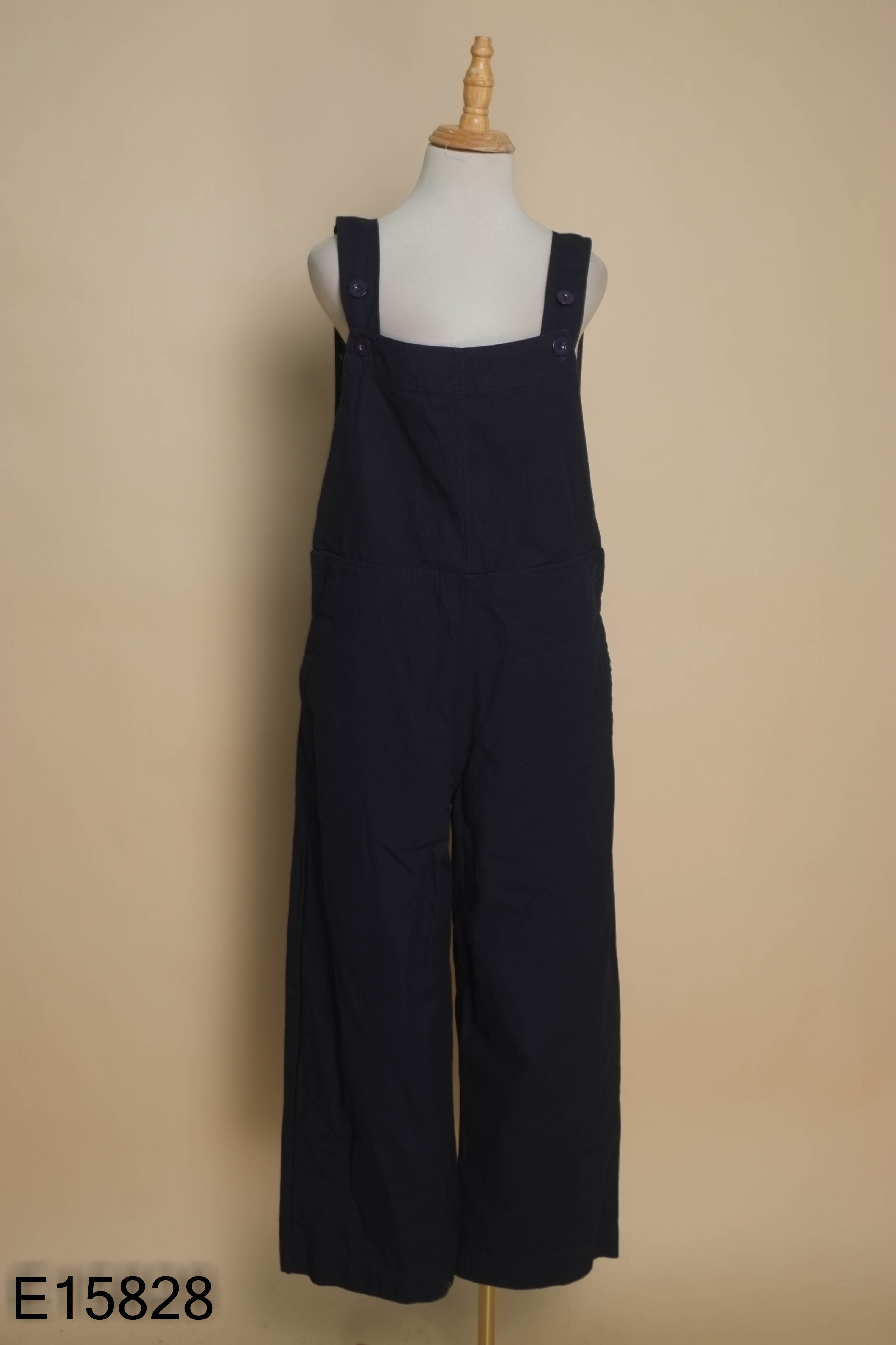 Yếm quần kaki xanh than