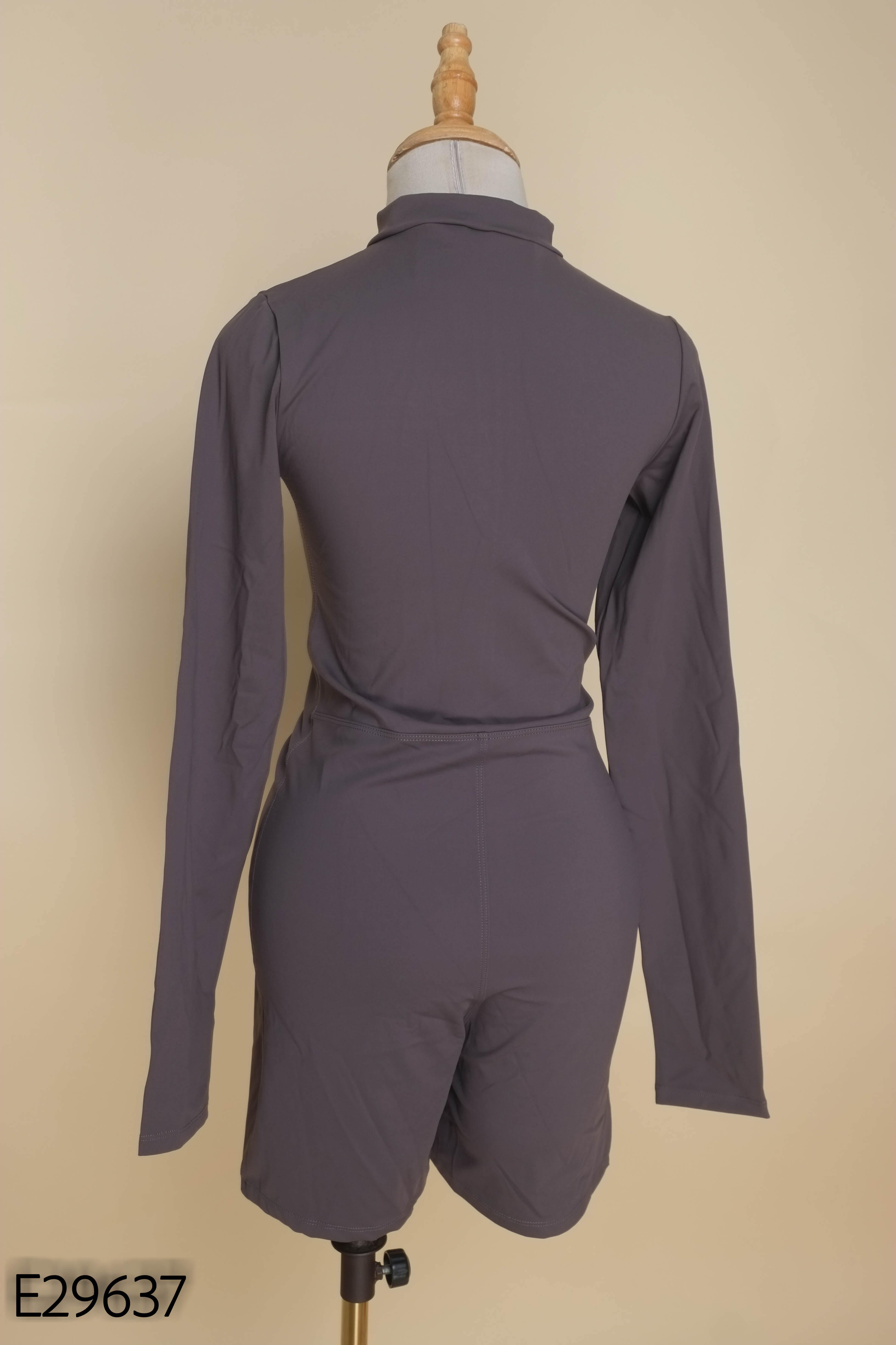Jumpsuit xám trơn
