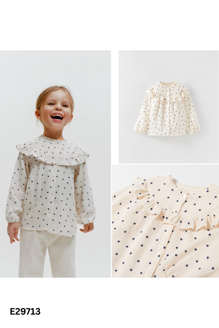 Áo be chấm bi ZARA KIDS