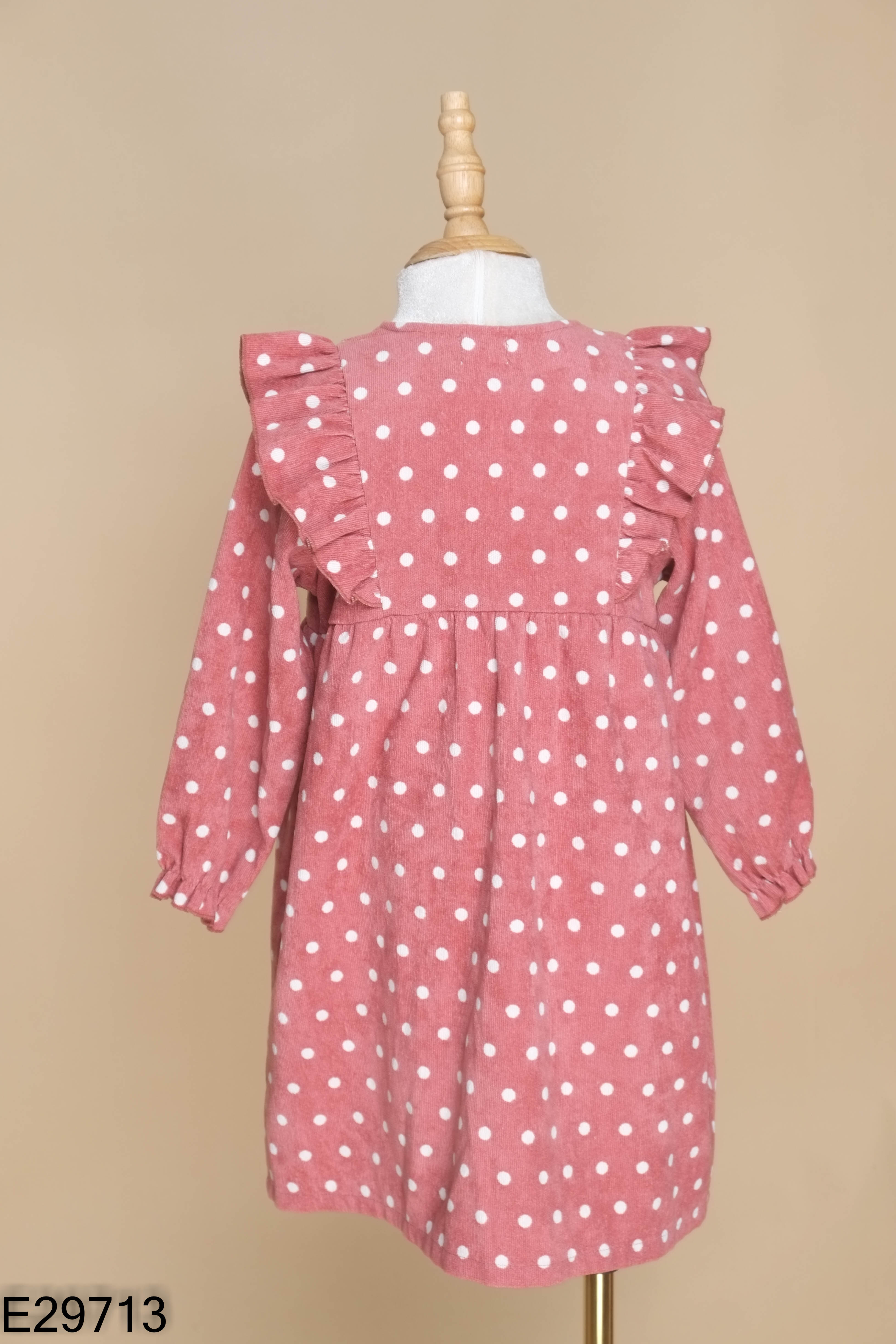 Váy hồng chấm bi ZARA KIDS