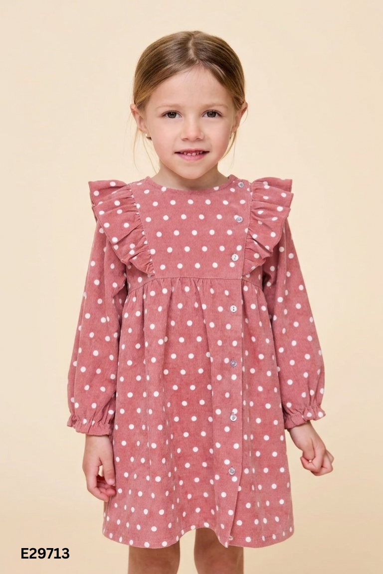 Váy hồng chấm bi ZARA KIDS