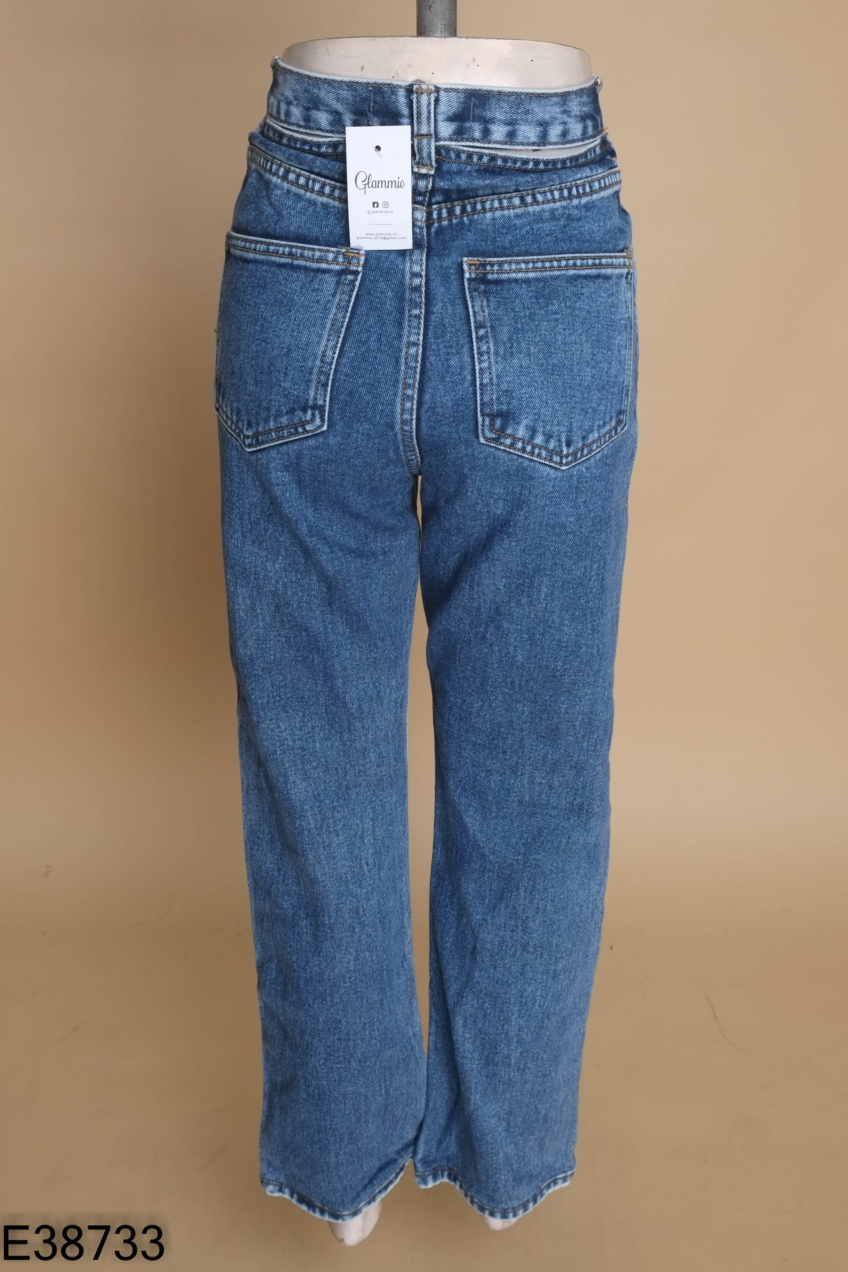Quần jeans xanh POMELO