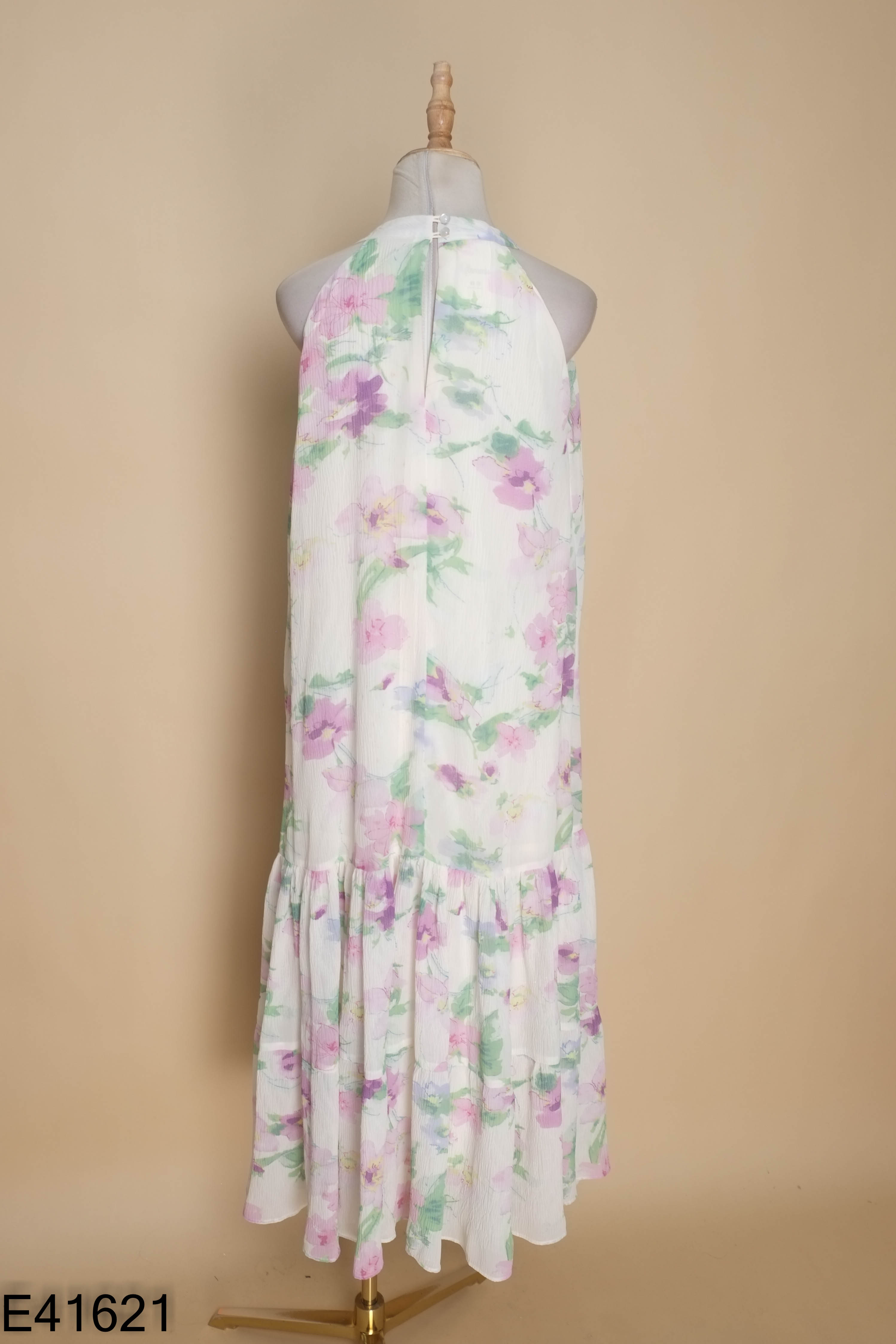 Váy LA PANSY be phối hoa cổ yếm