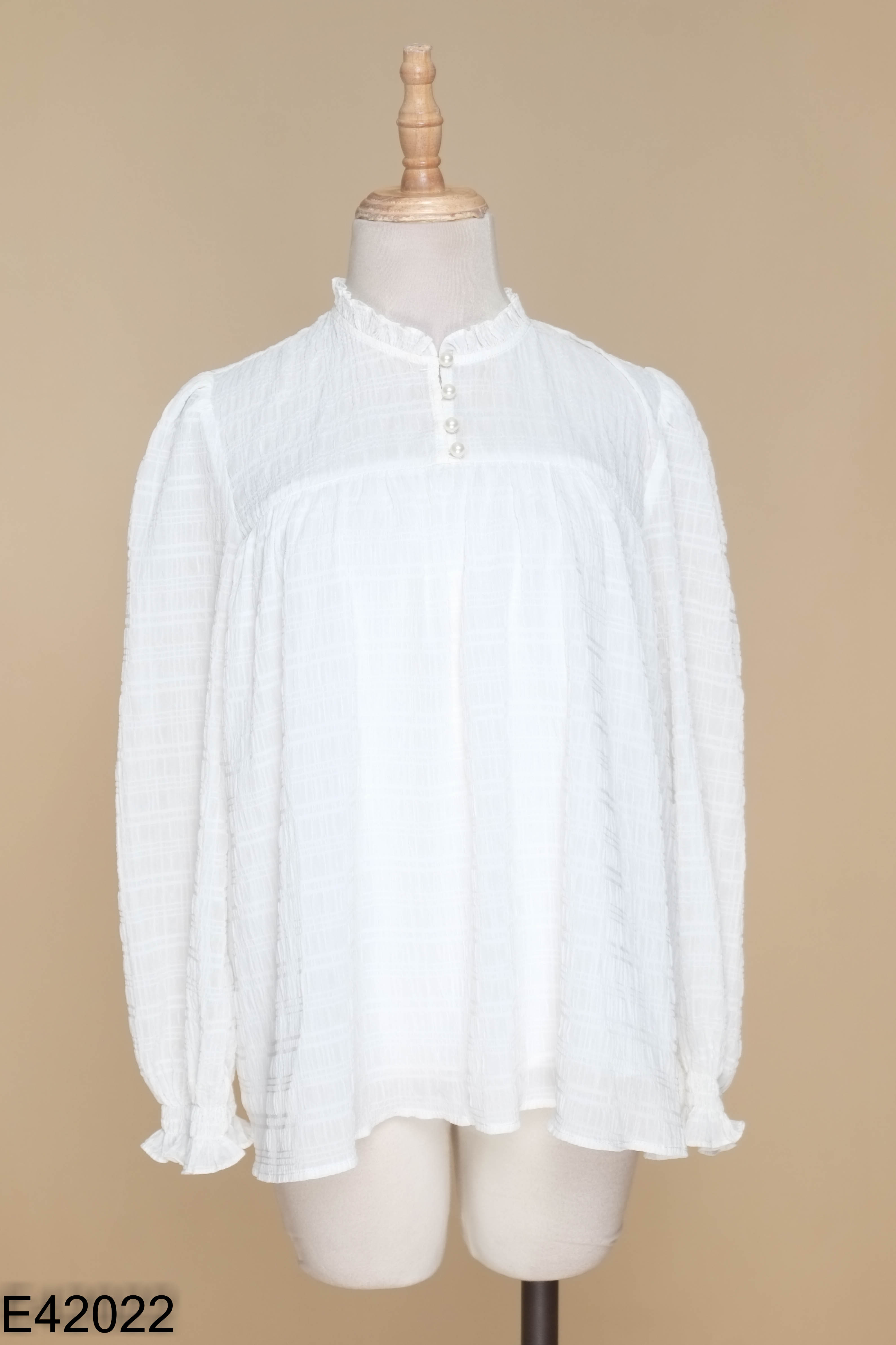 Áo voan CHARME STORE trắng