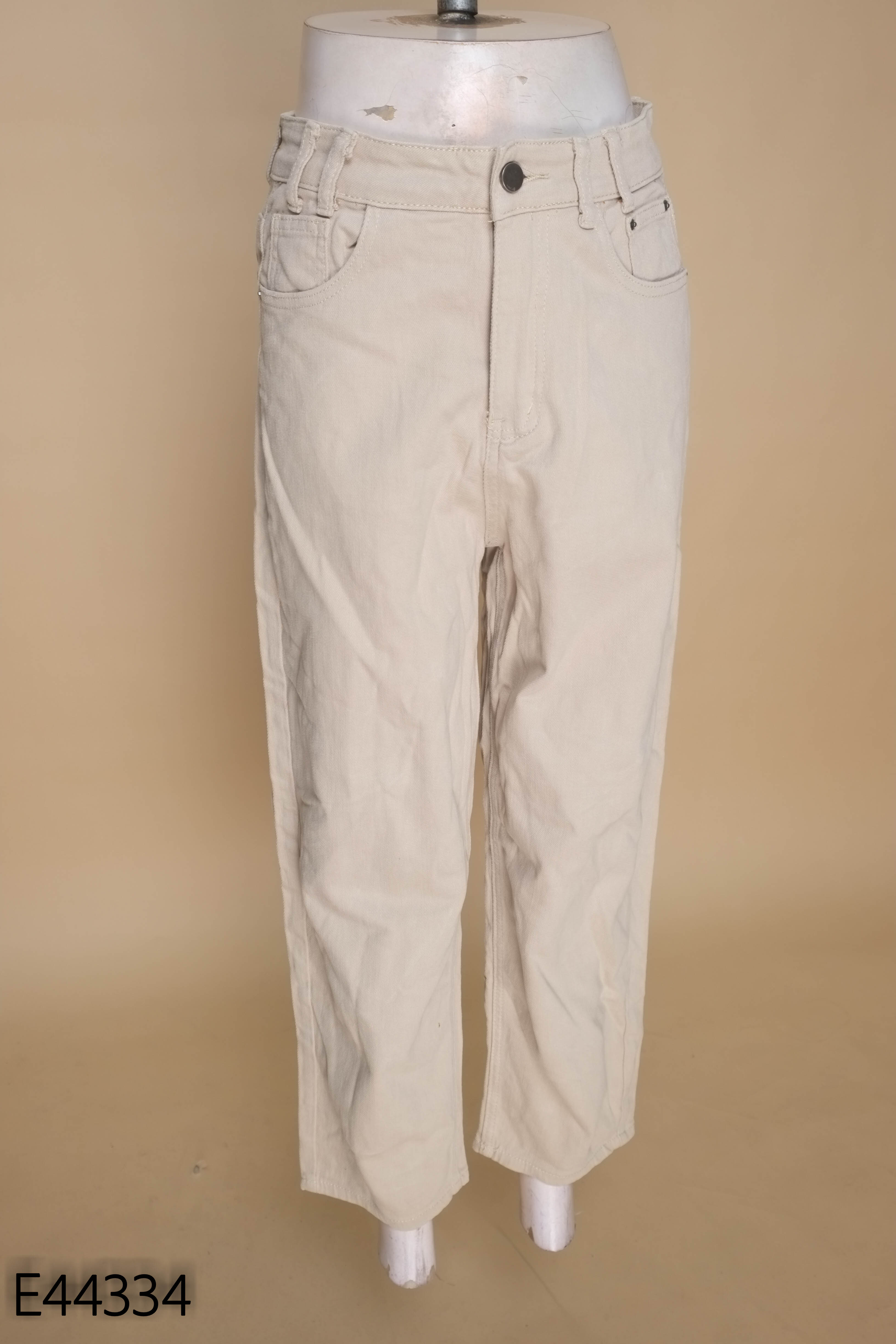 Quần baggy jeans be trơn