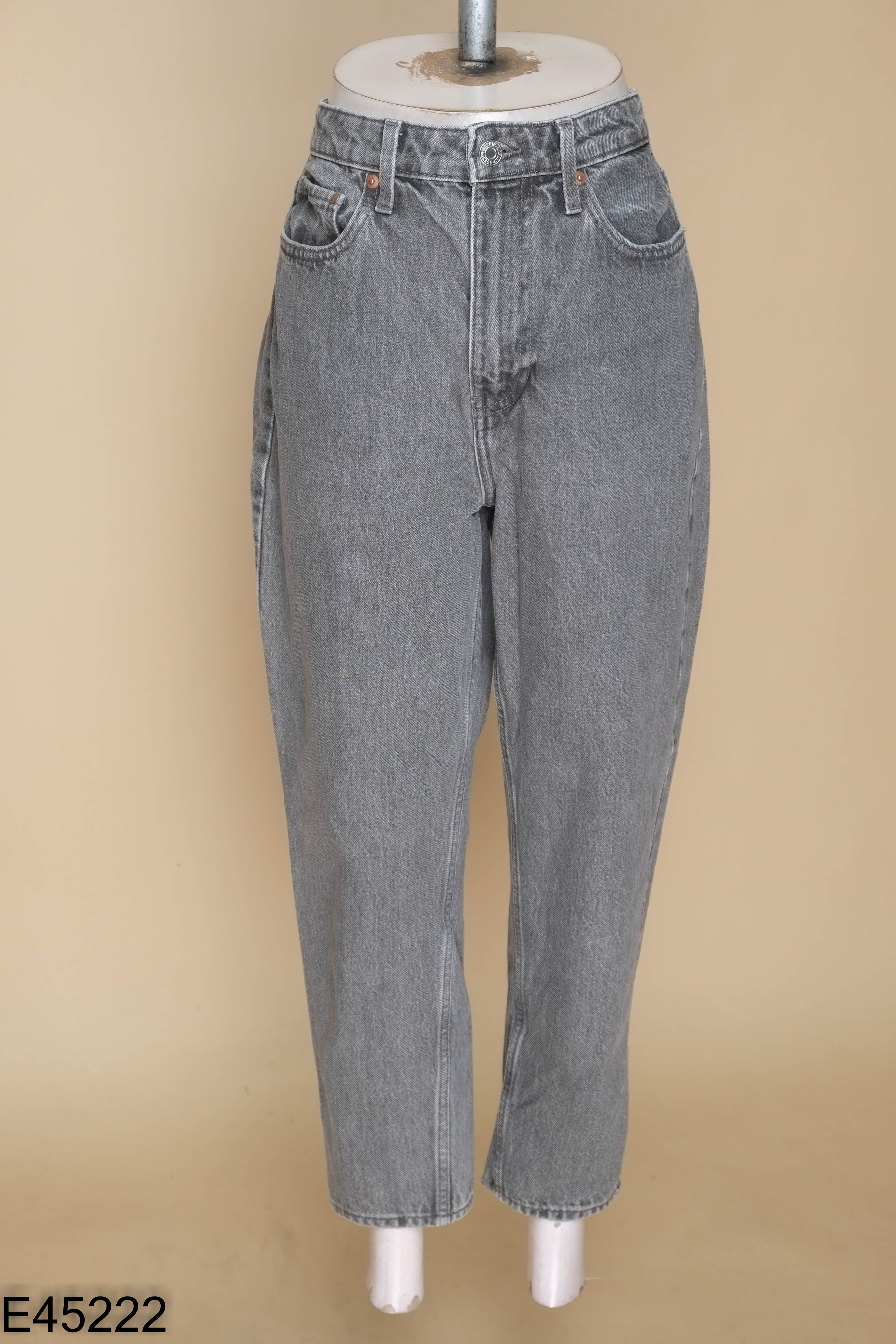 Quần jeans HM xám trơn