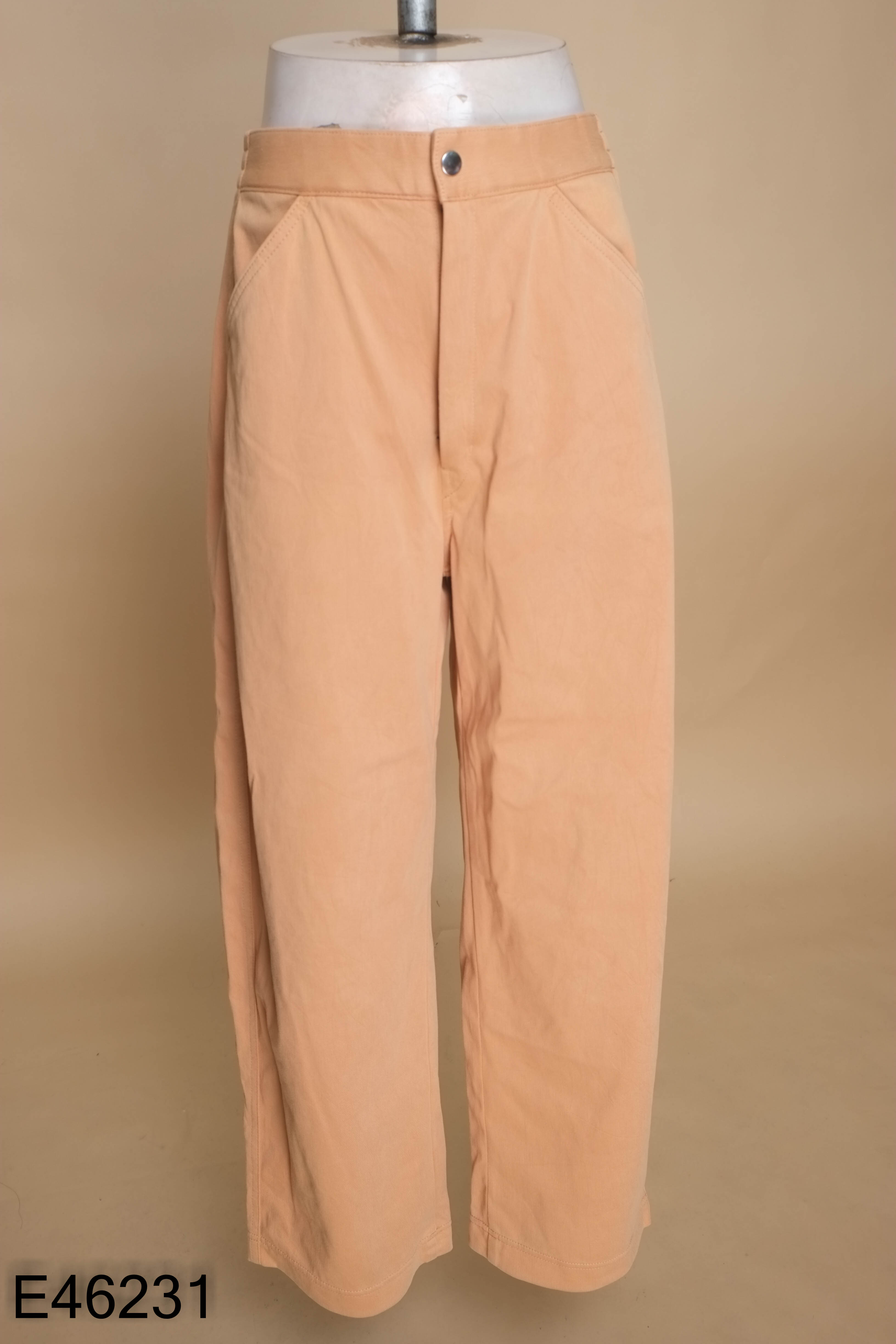 Quần dài UNIQLO nâu sáng ống suông