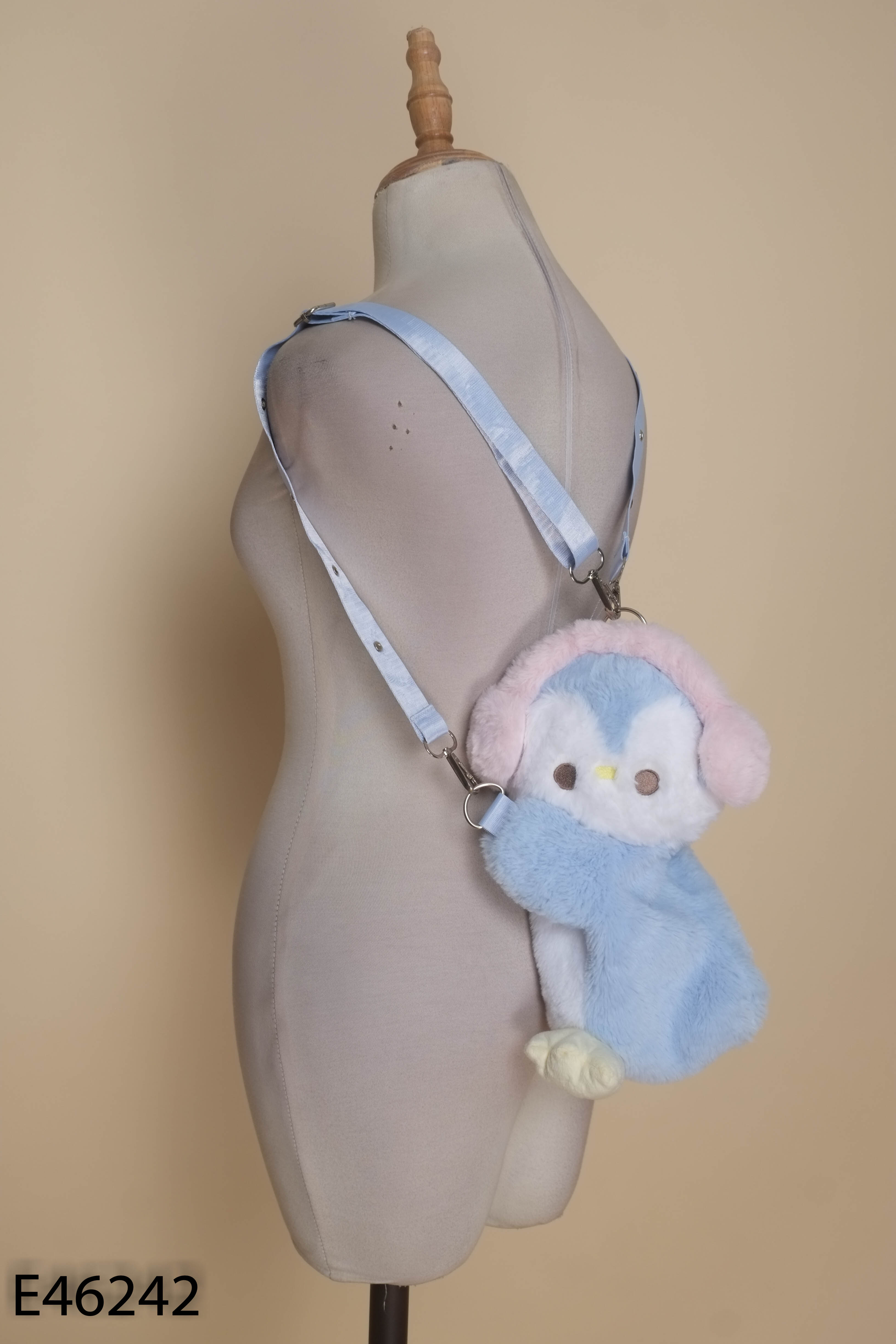 Balo chim cánh cụt xanh kid