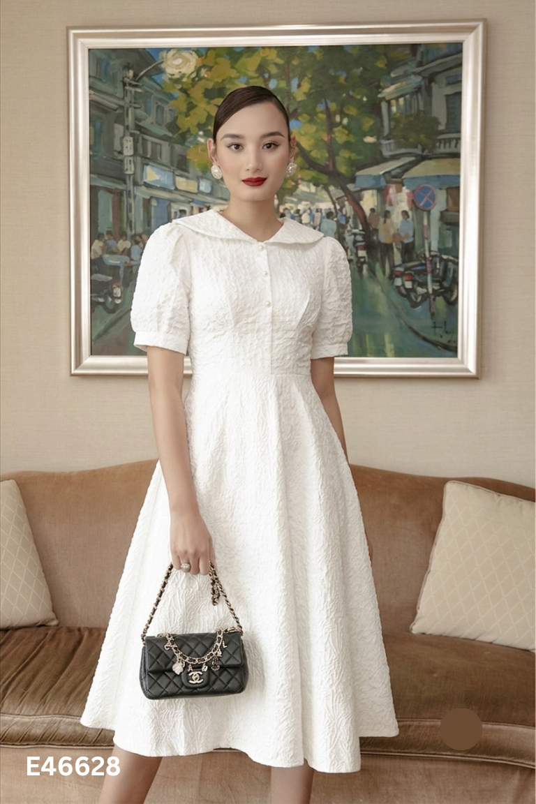 Váy trắng CHARME STORE đính ngọc