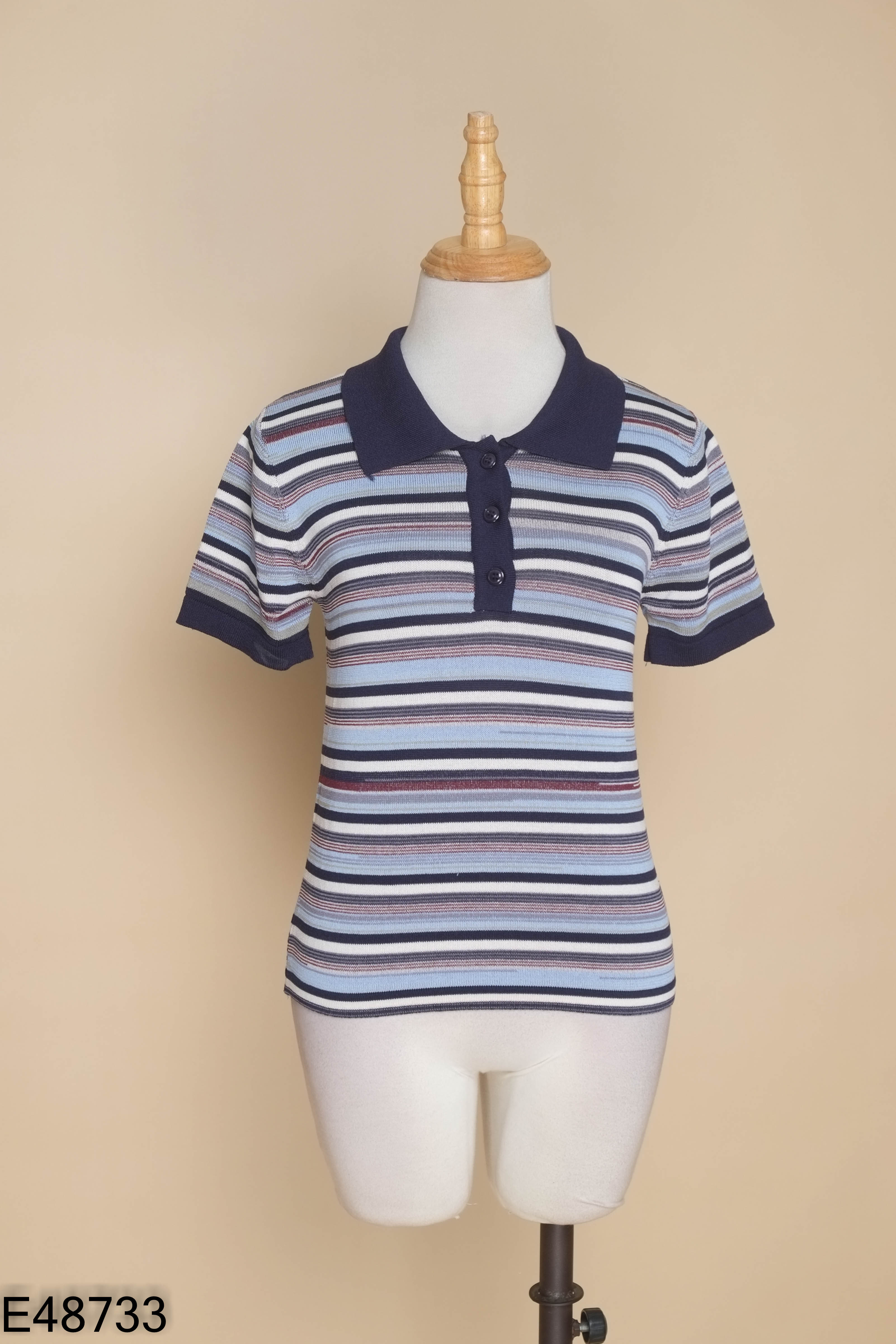 Áo polo phối nhiều màu