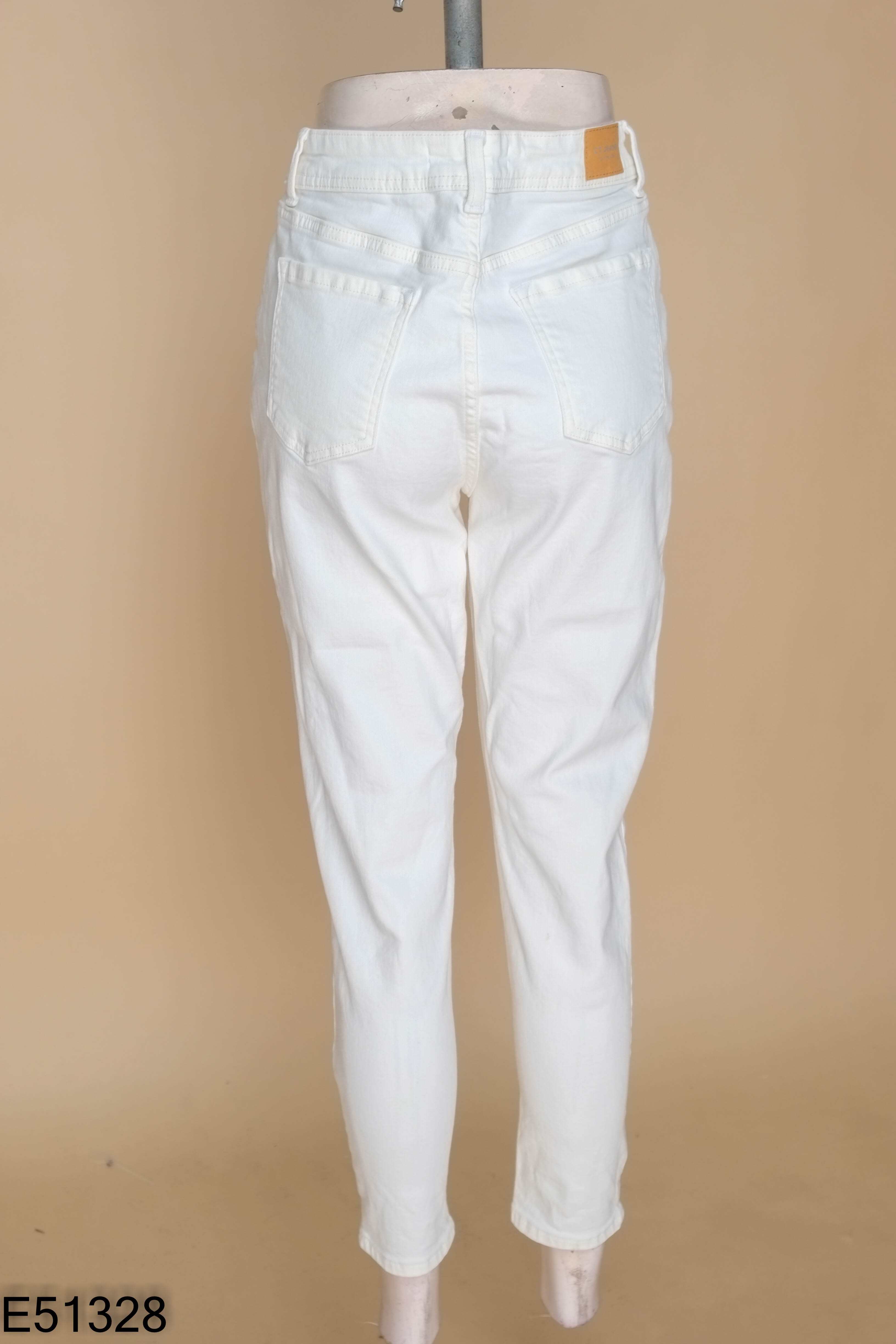Quần jeans CT JEANS trắng trơn