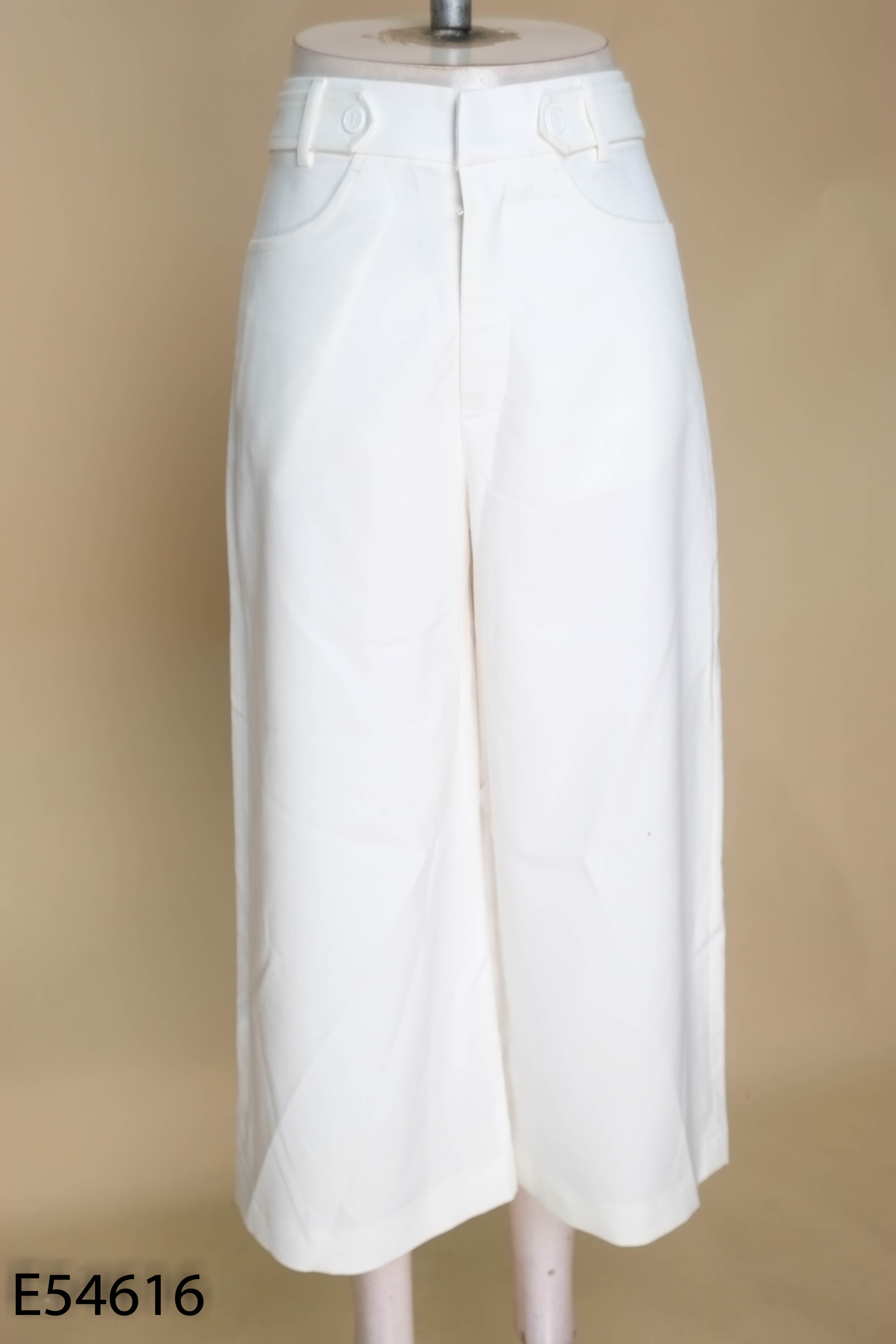 Quần trắng GARDEROBE ống rộng công sở