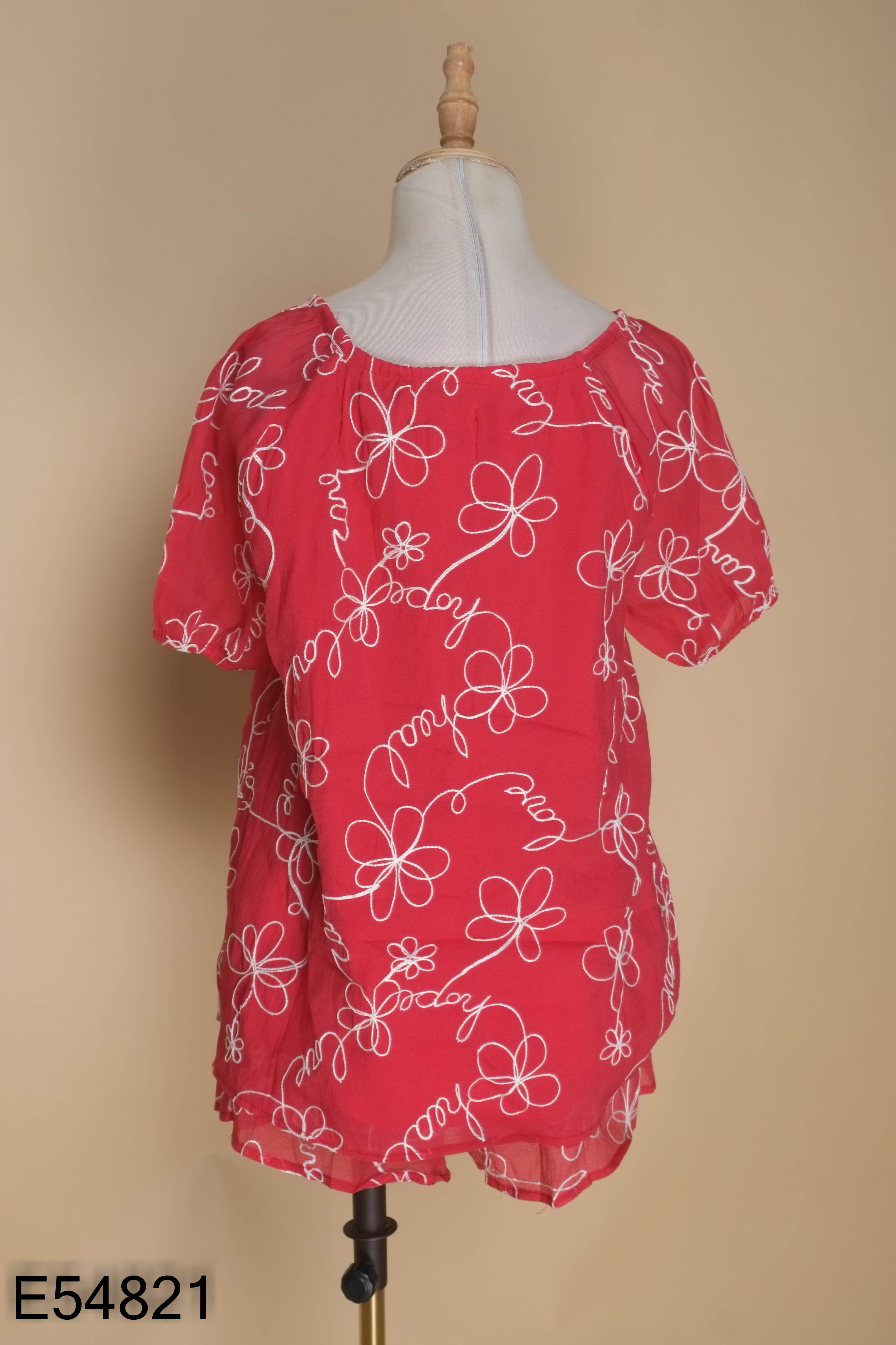 Set Áo đỏ HL DESIGN thêu hoa + Quần short
