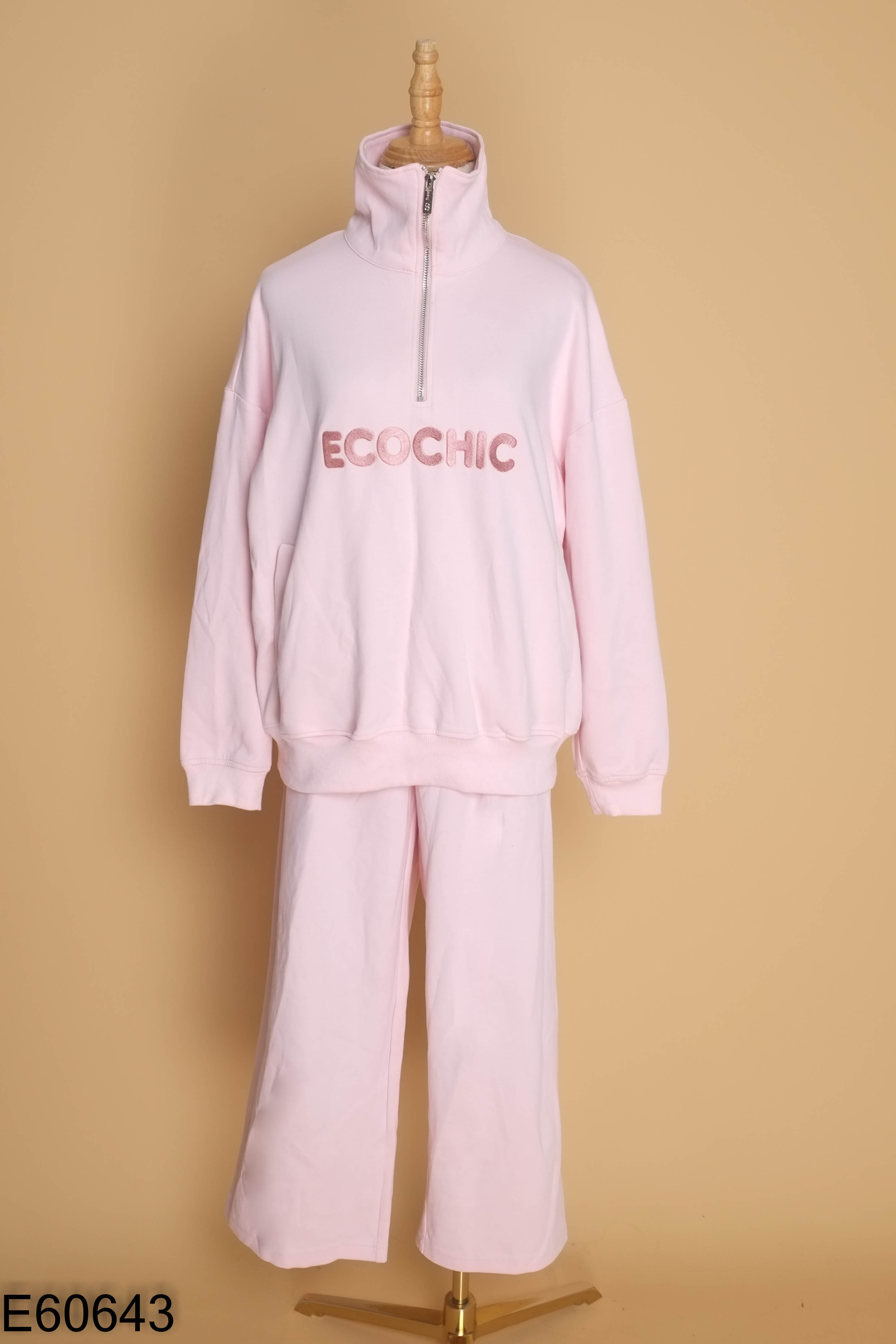 Set Áo nỉ hồng ECOCHIC + Quần