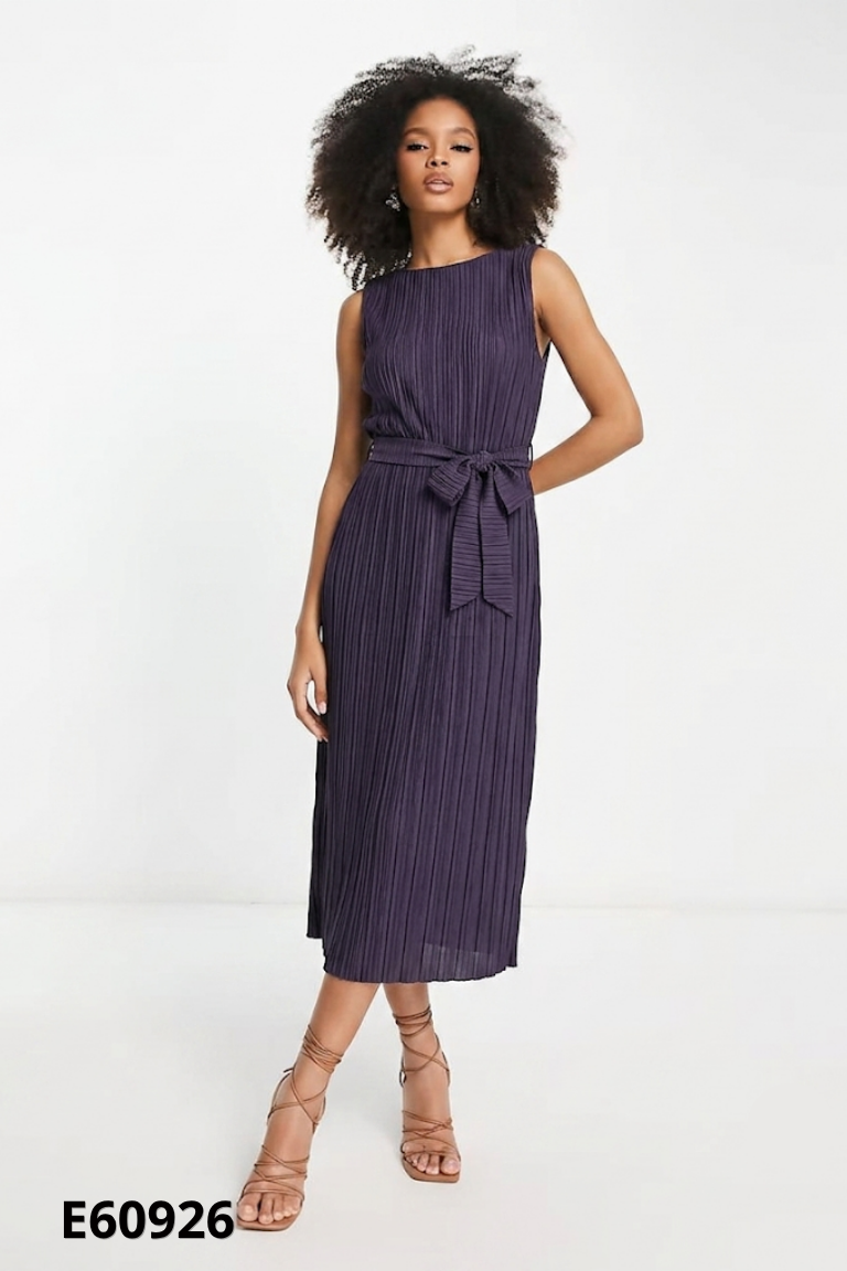 Váy TOPSHOP xanh than xếp ly