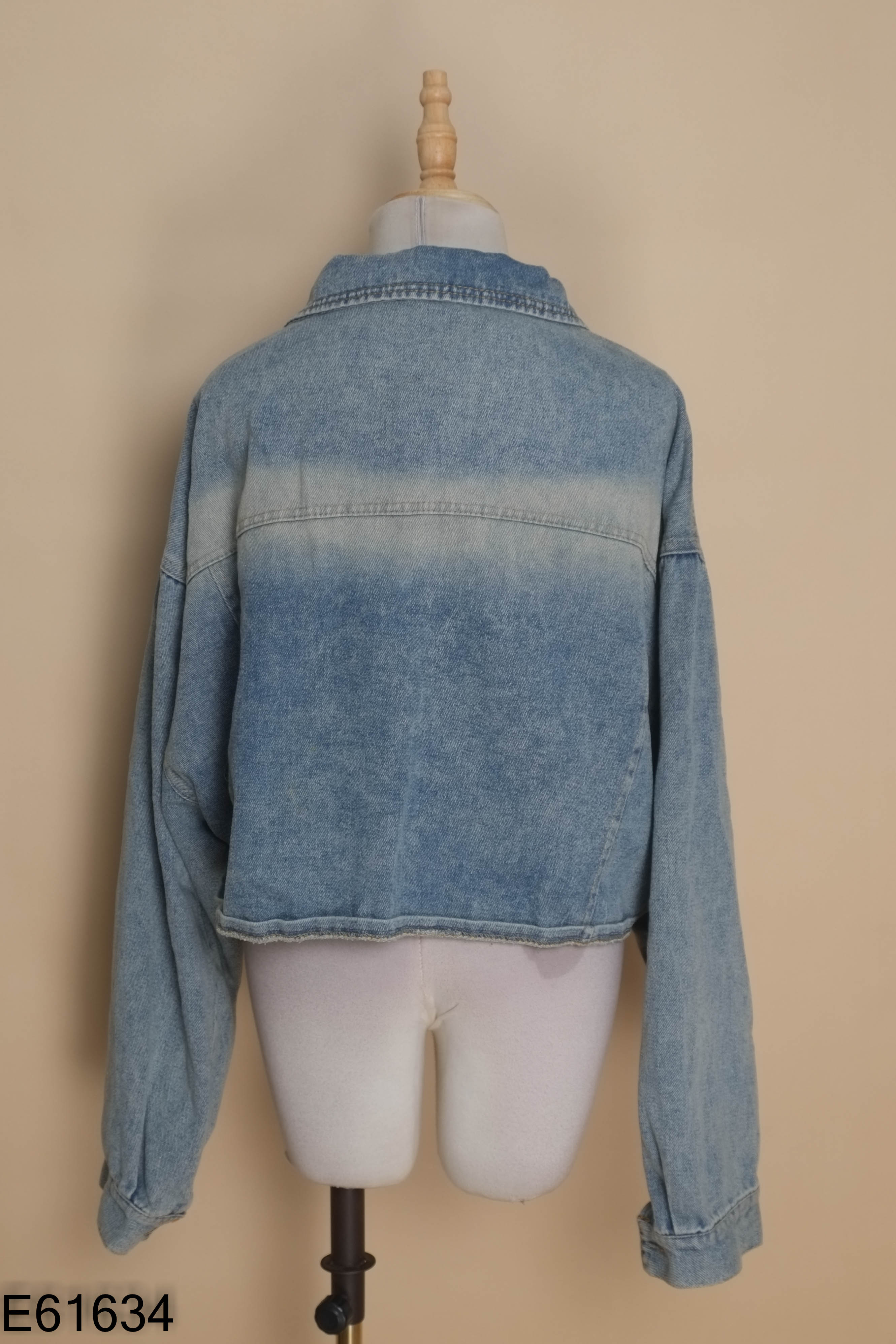 Áo khoác jeans xanh crotop