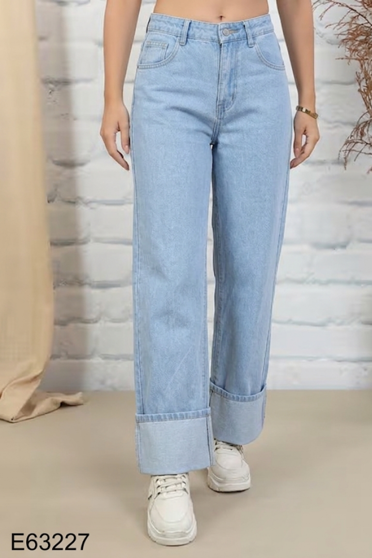 Quần SHEIN jeans xanh nhạt