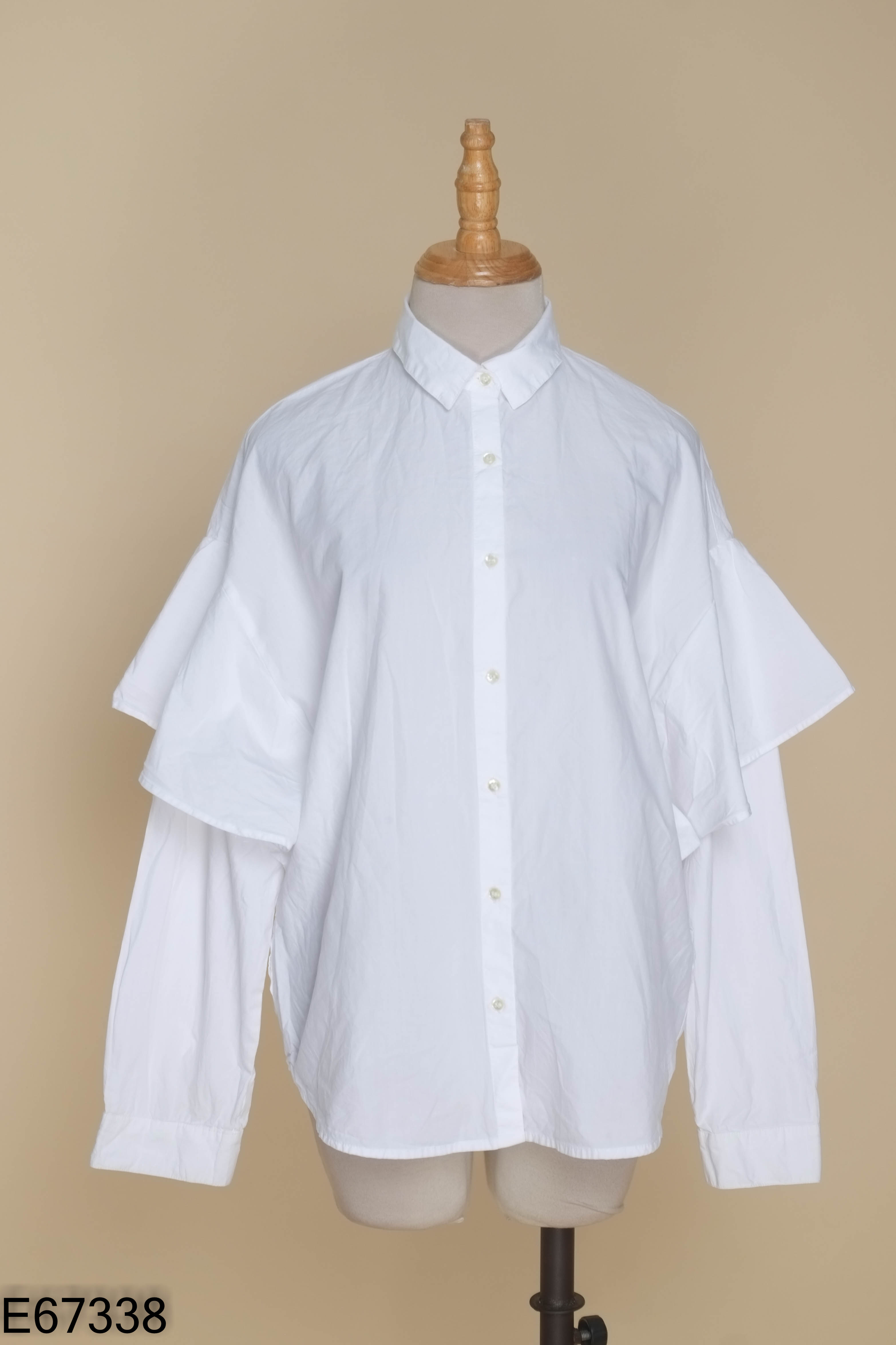 Áo sơ mi trắng PULL&BEAR trơn