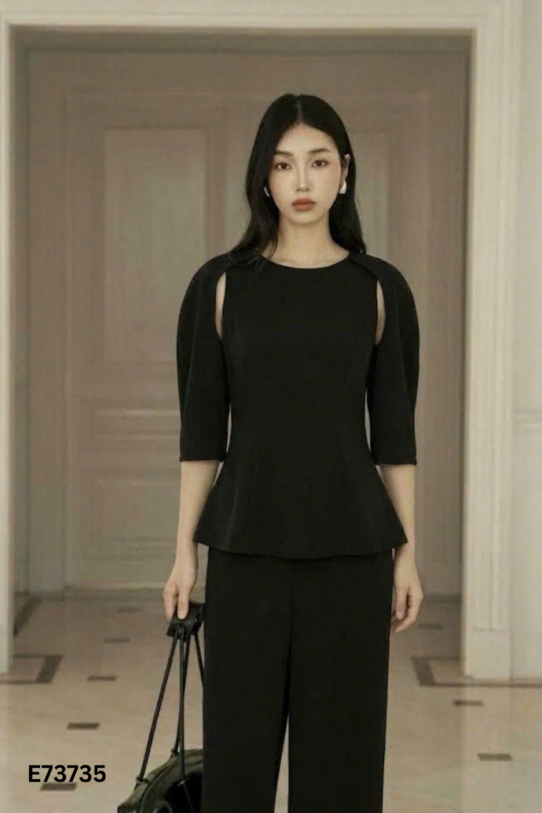 Áo đen IVY MODA hở vai