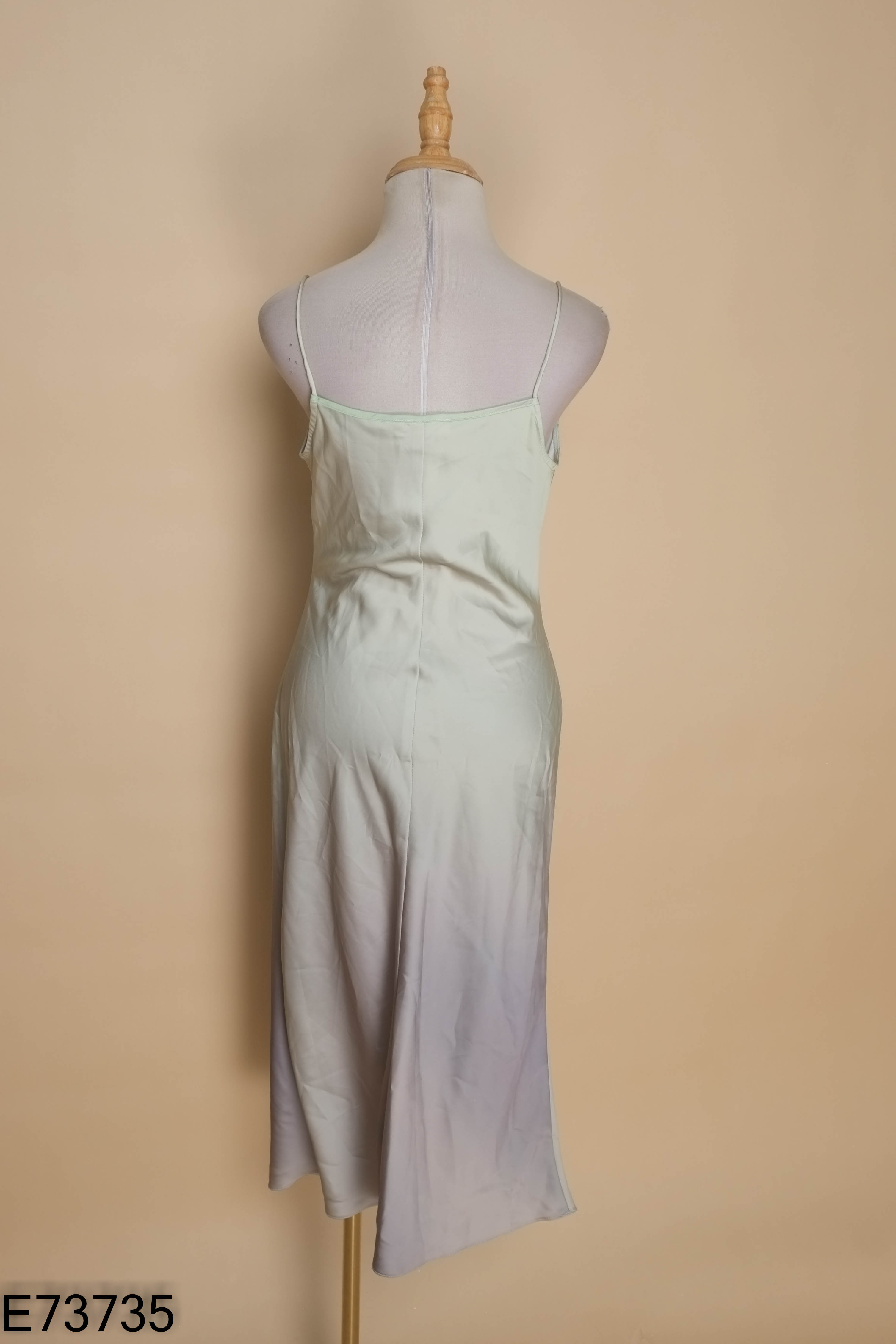 Váy hai dây IVY MODA xanh loang