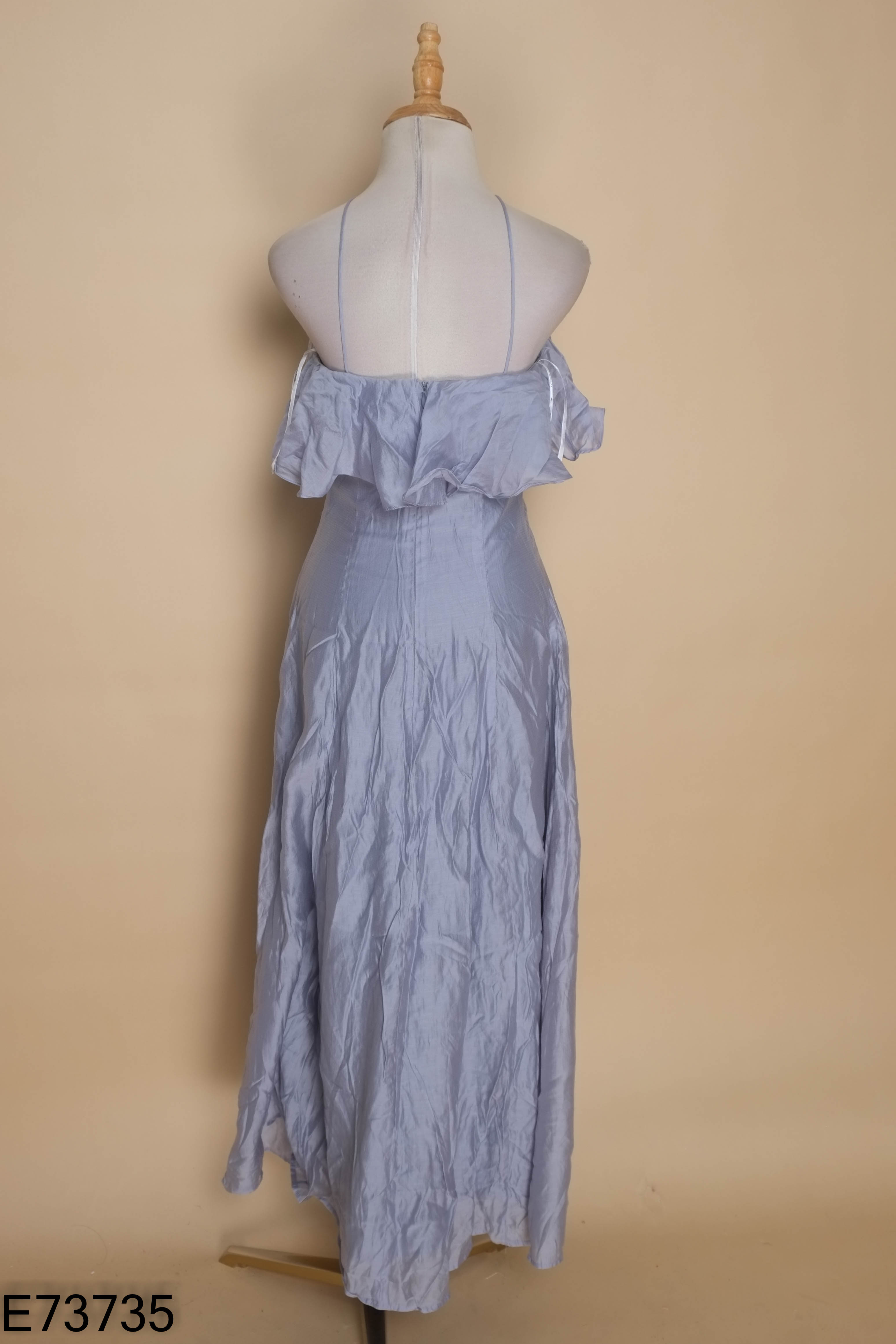 Váy xanh IVY MODA phối bèo