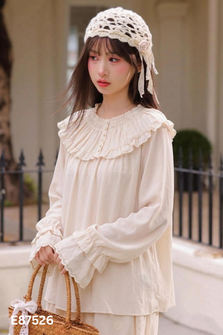 Áo voan be đính ngọc