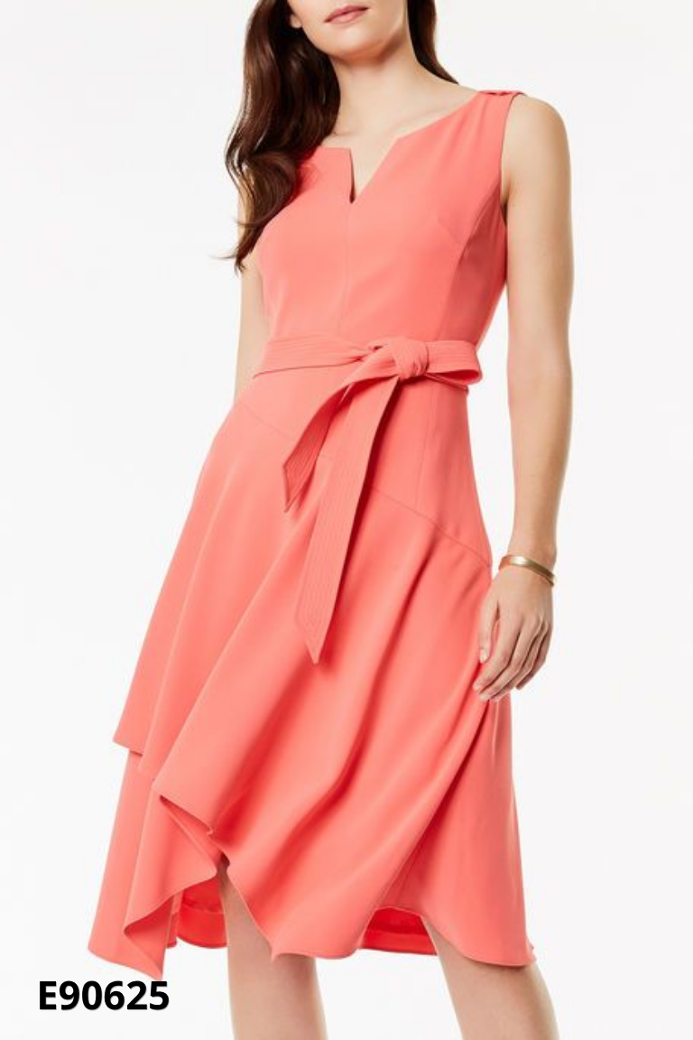 Váy hồng cam KAREN MILLEN kèm đai